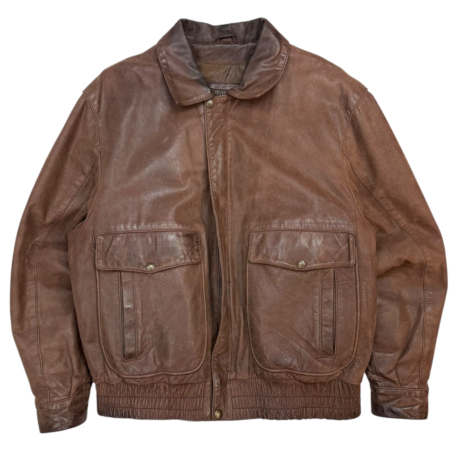 Vintage Bally Leather Jacket Brown