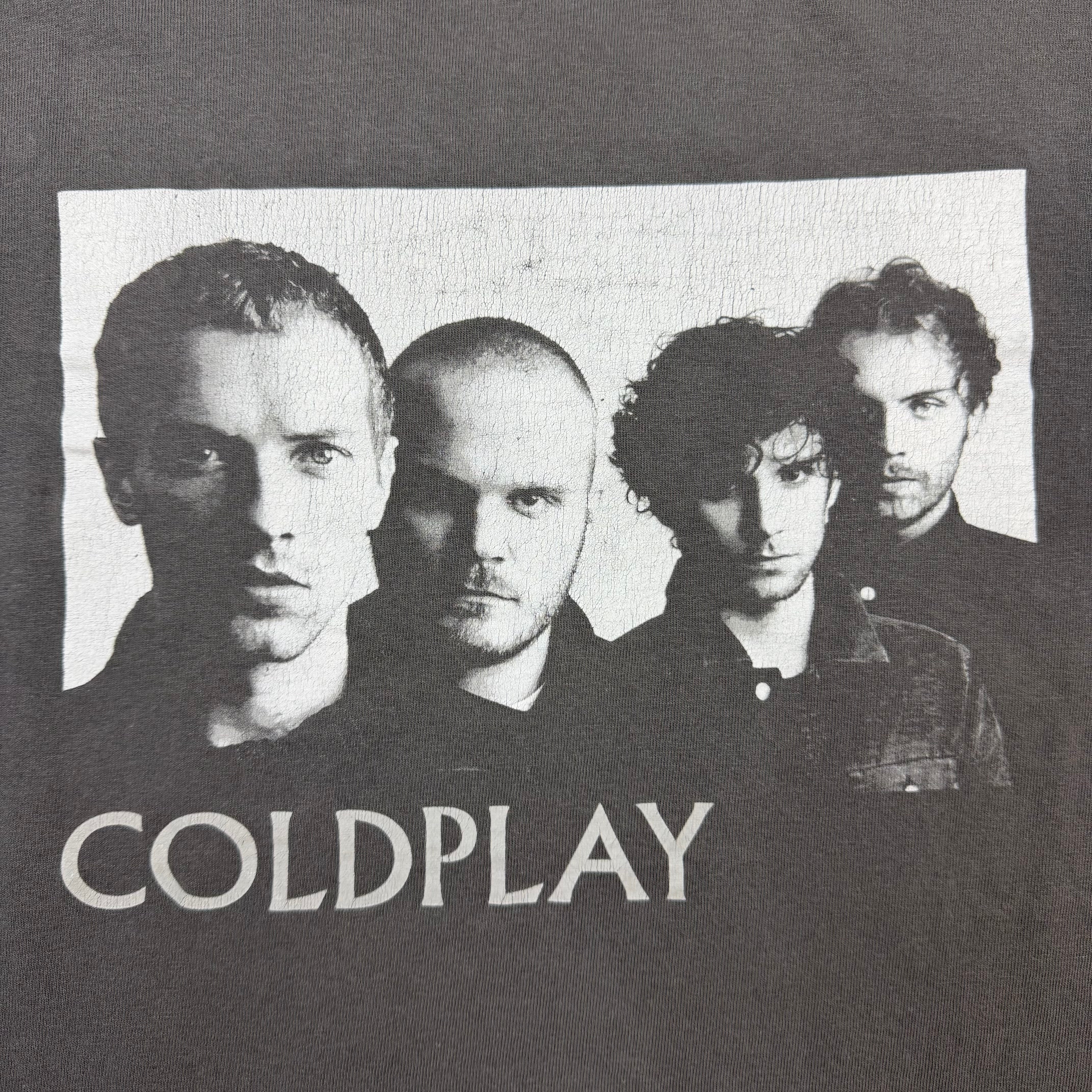 2003 Coldplay North America Tour Tee Grey