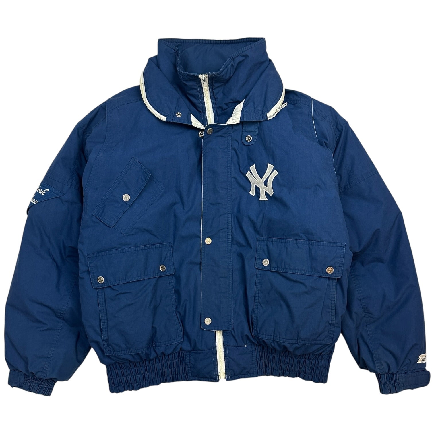 Vintage New York Yankees Zip Up Jacket Navy Blue