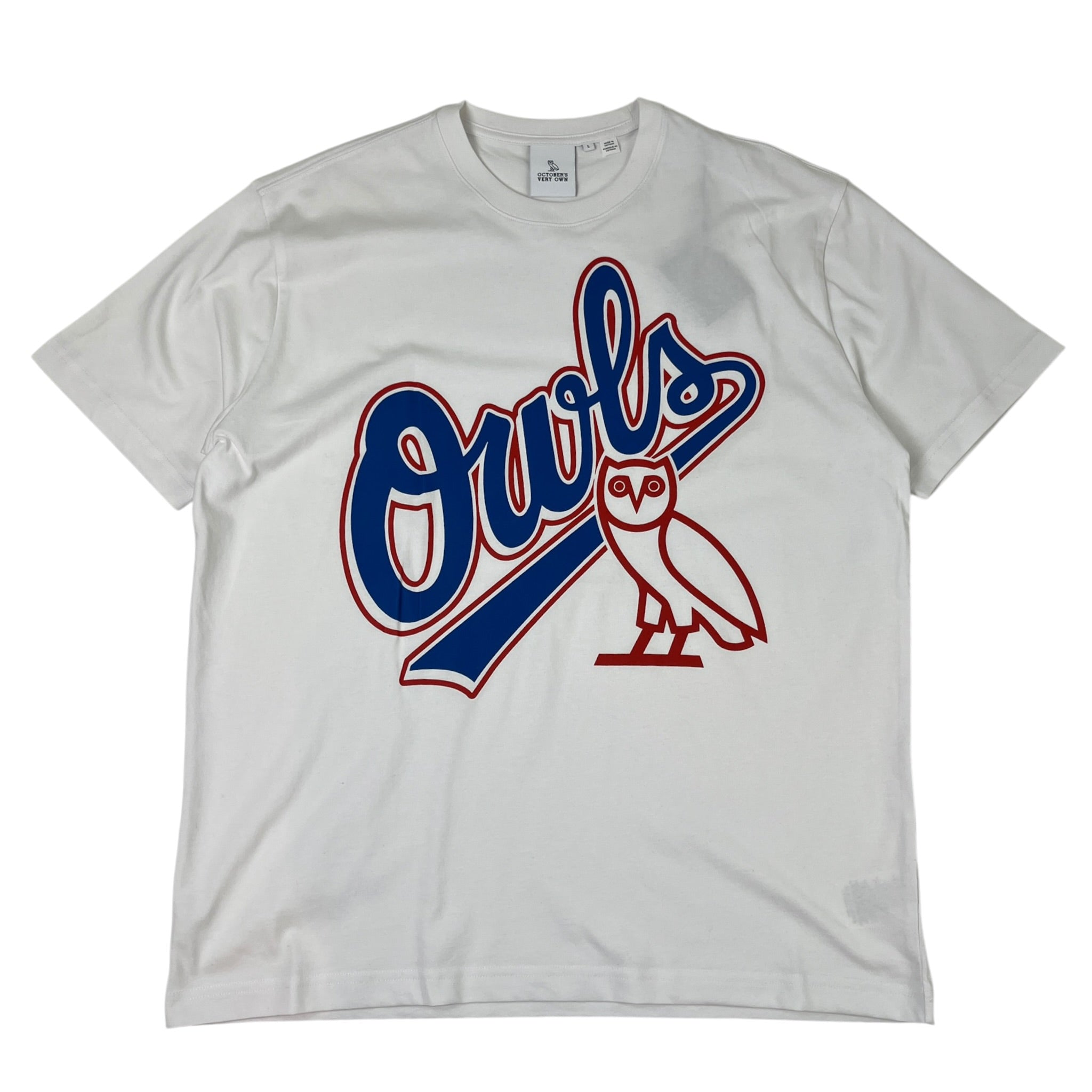 OVO Owls Script T-Shirt White