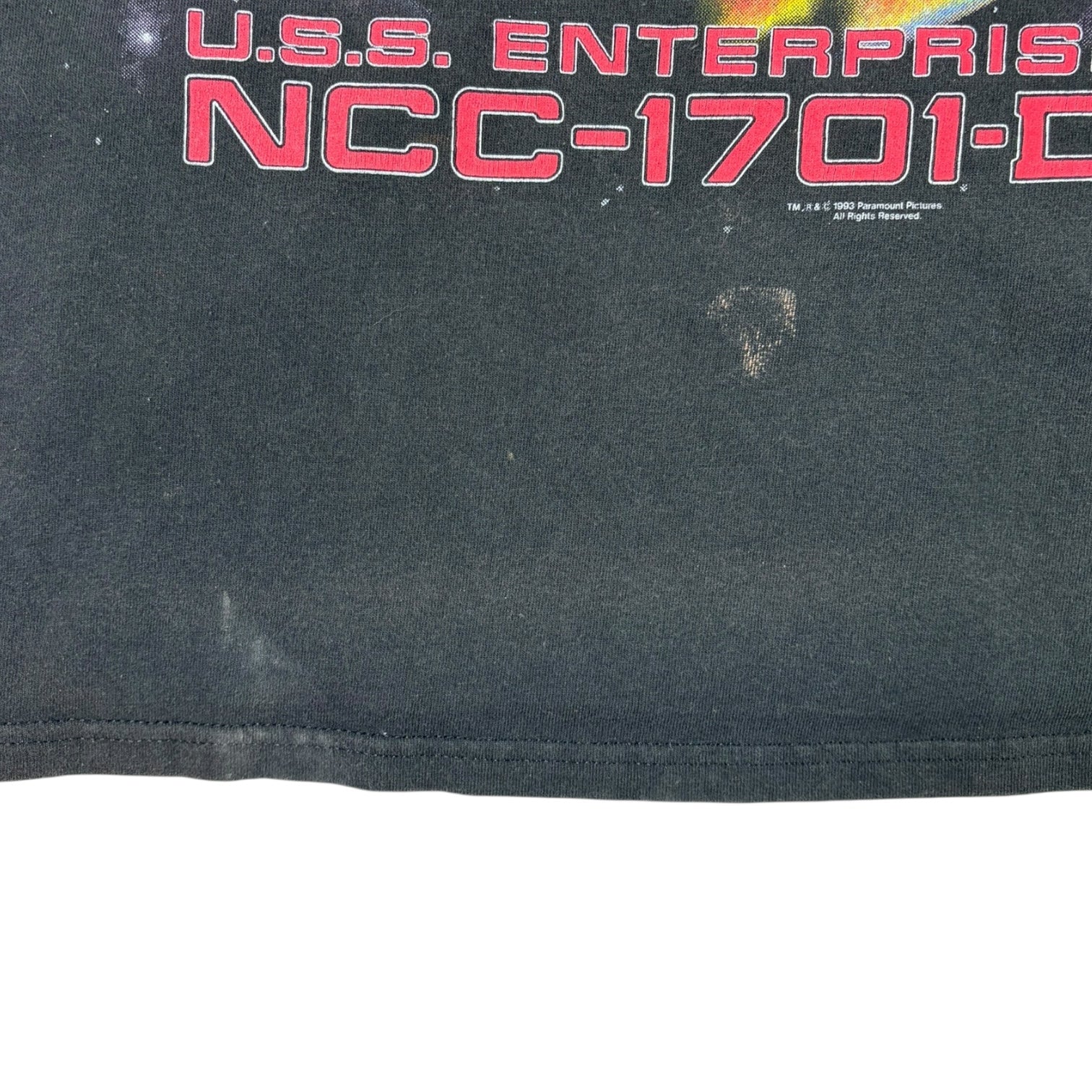 Vintage 1993 Star Trek T-Shirt Black