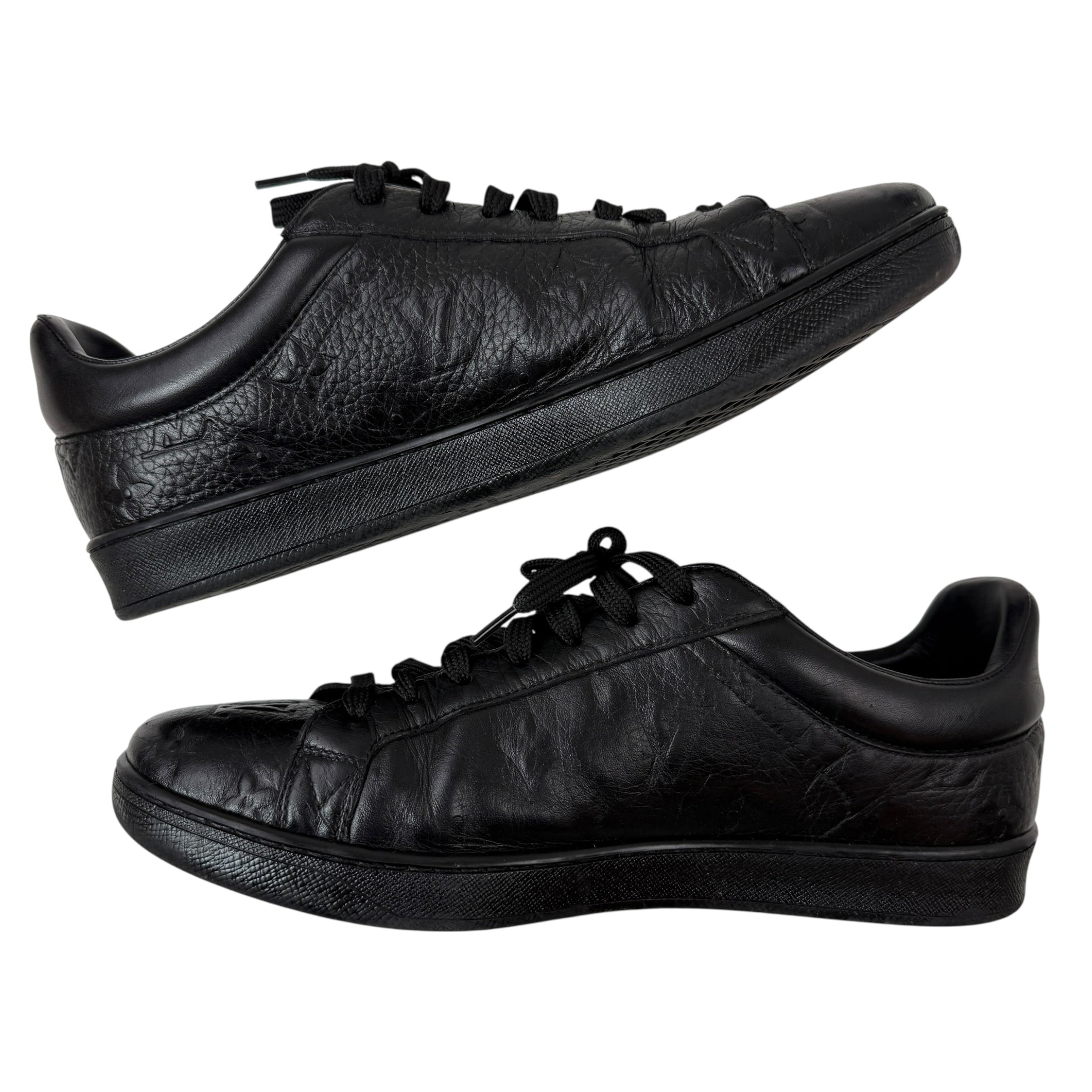 Louis Vuitton Luxembourg Embossed Monogram Sneaker Black