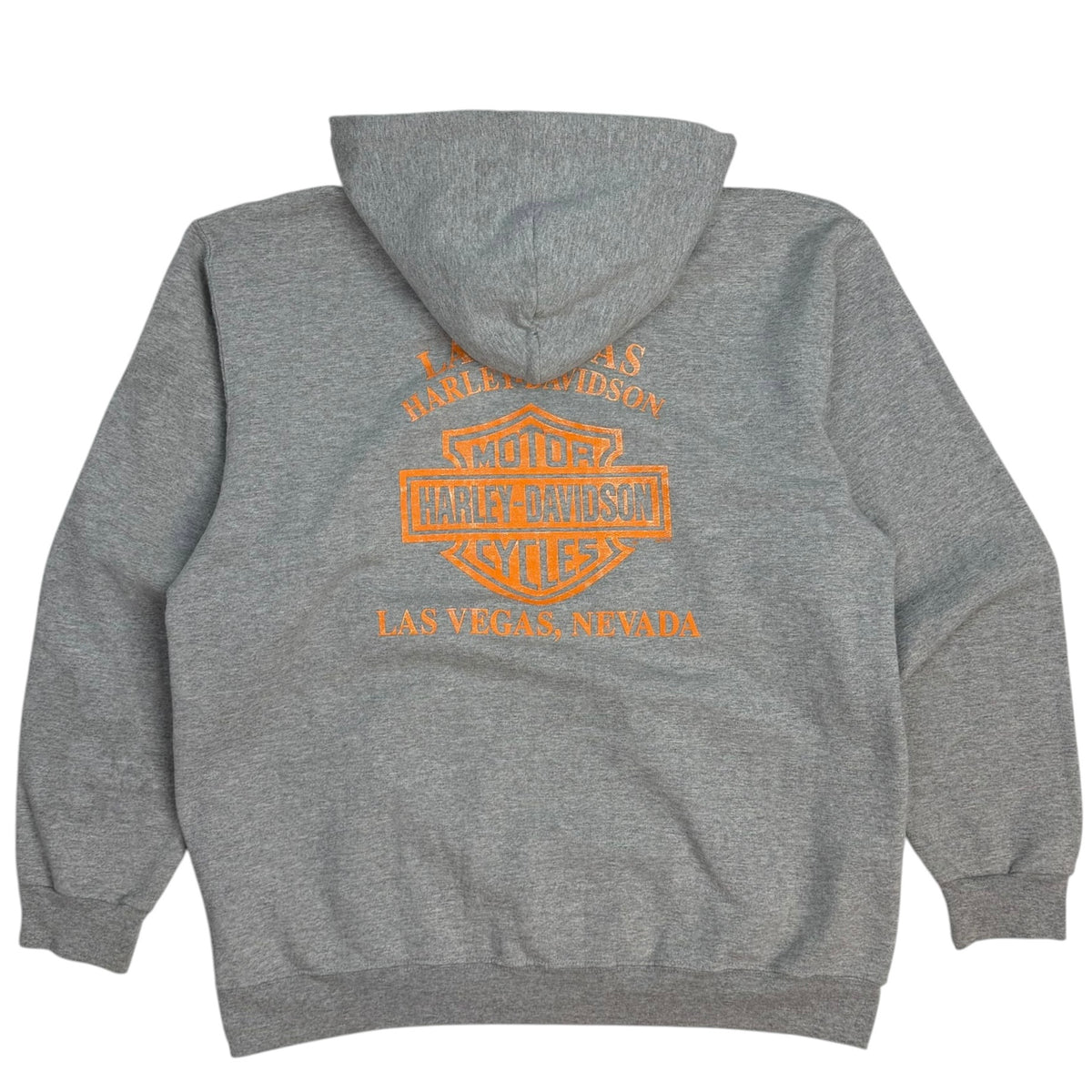 Vintage Harley Davidson Las Vegas Hoodie Grey