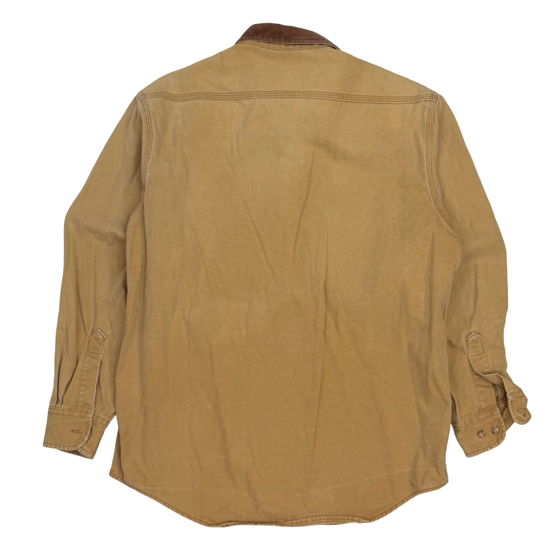 Vintage Carhartt Duck Work Shirt Brown