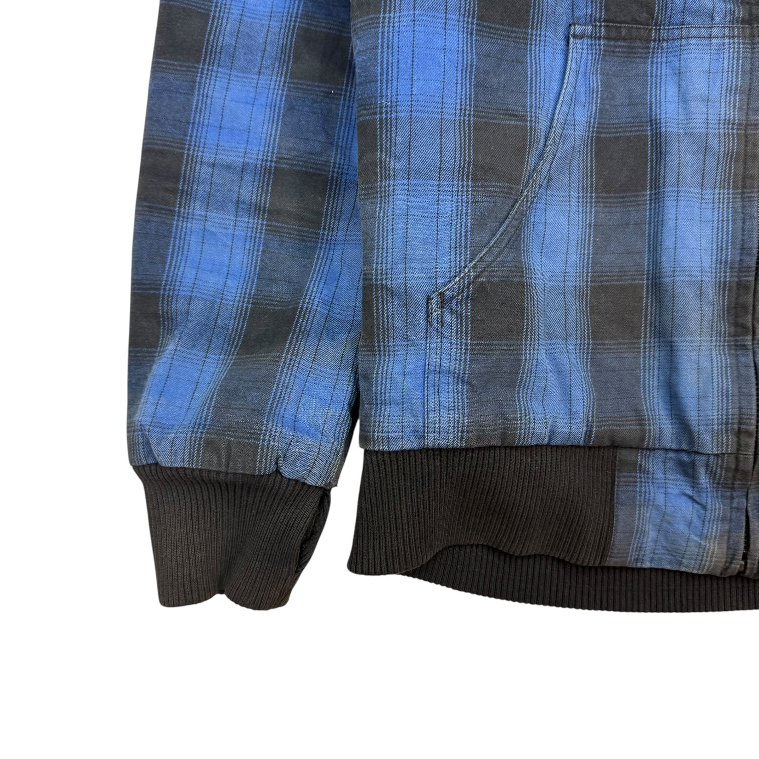 Vintage Carhartt Active Jacket Plaid Blue