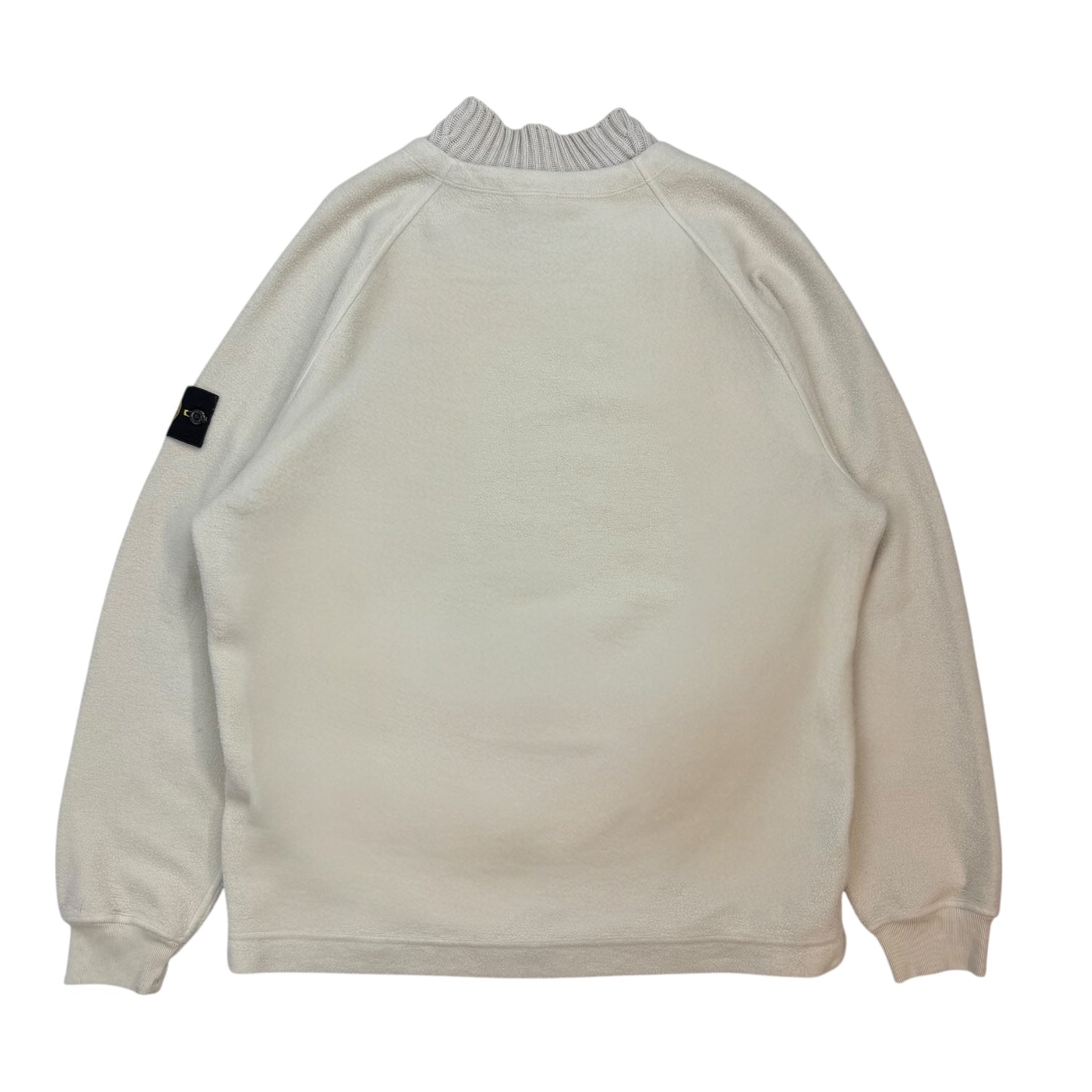 Stone Island Knit Collar Sweater Cream