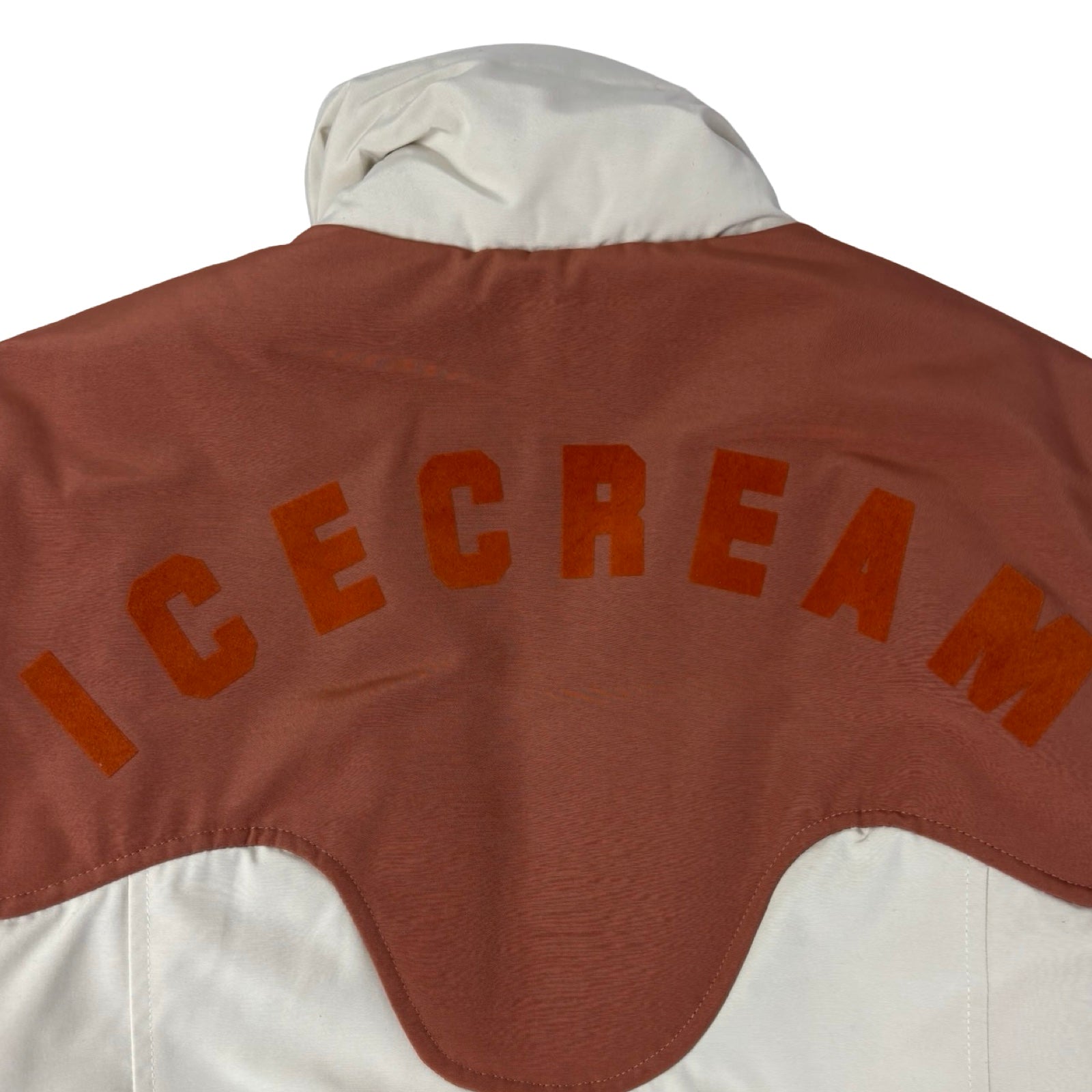 ICECREAM Puffer Jacket Colorblock Beige