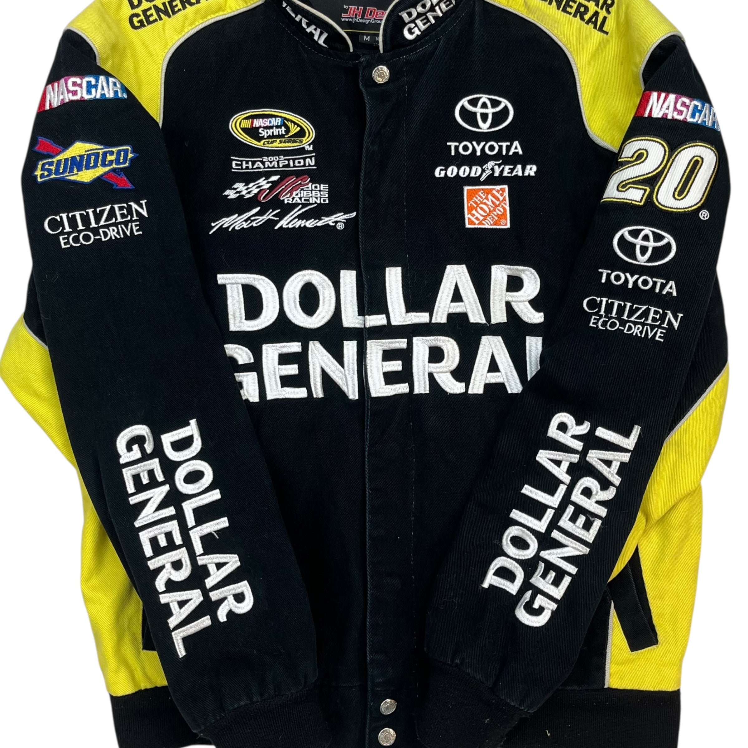Vintage NASCAR Matt Kenseth Racing Jacket Black