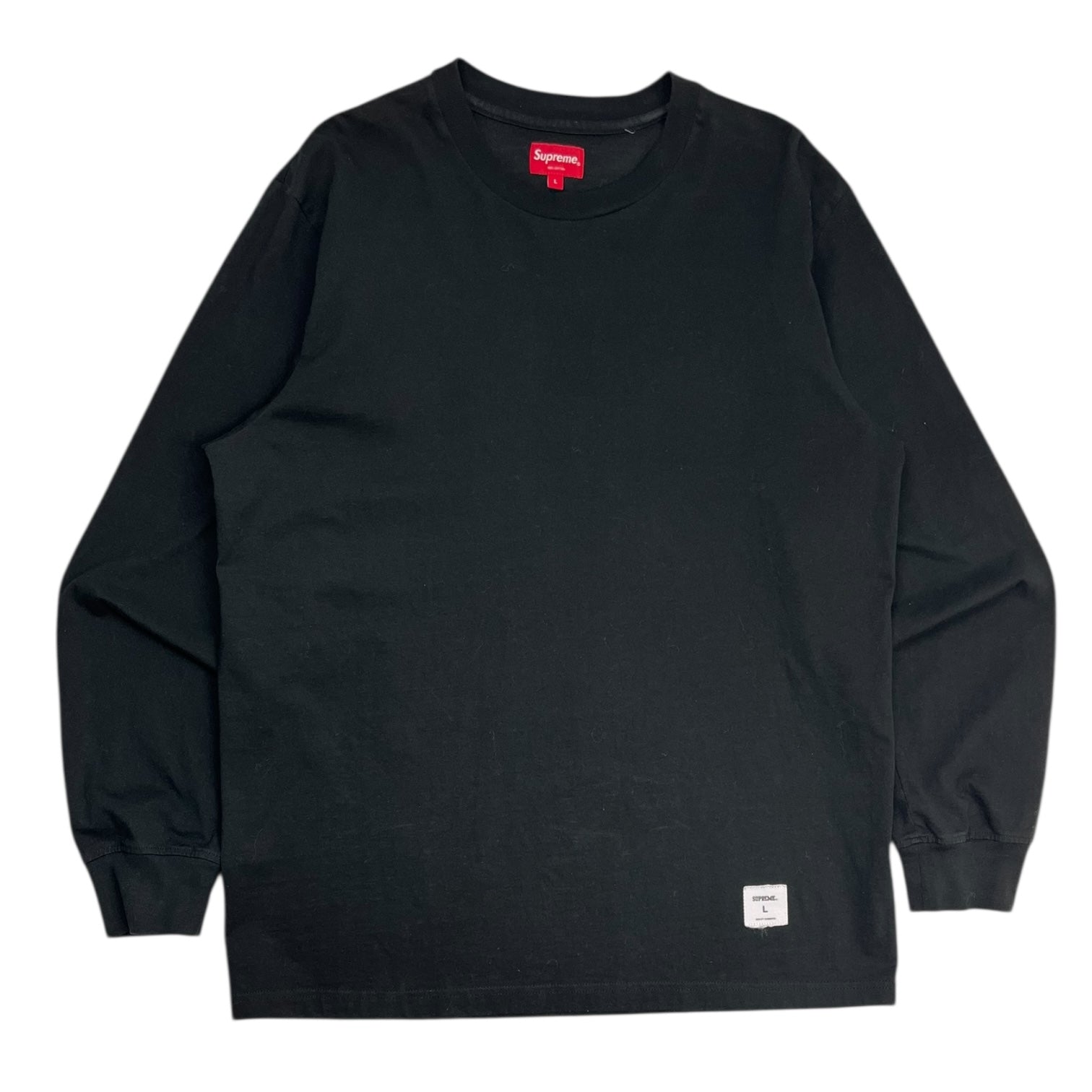 Supreme Trademark L/S Top Black
