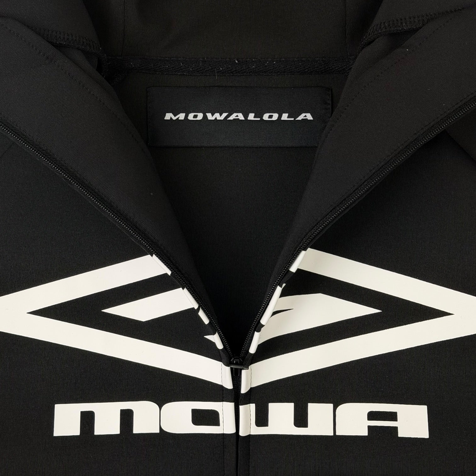 Mowalola Tech Zip Hoodie Black
