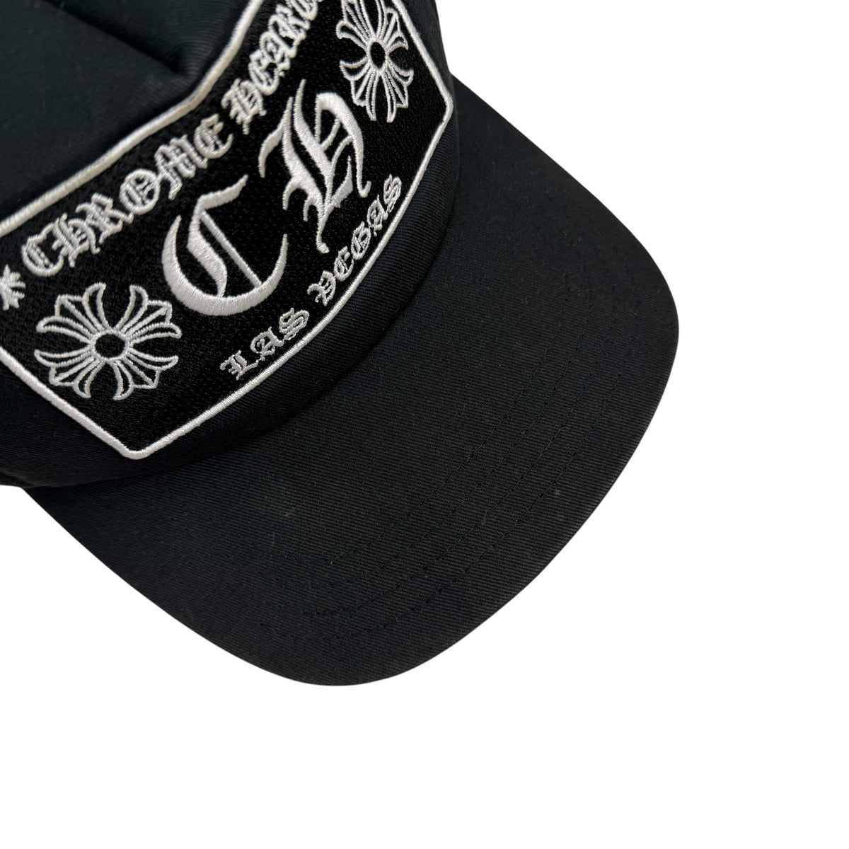 Chrome Hearts CH Las Vegas Trucker Hat Black