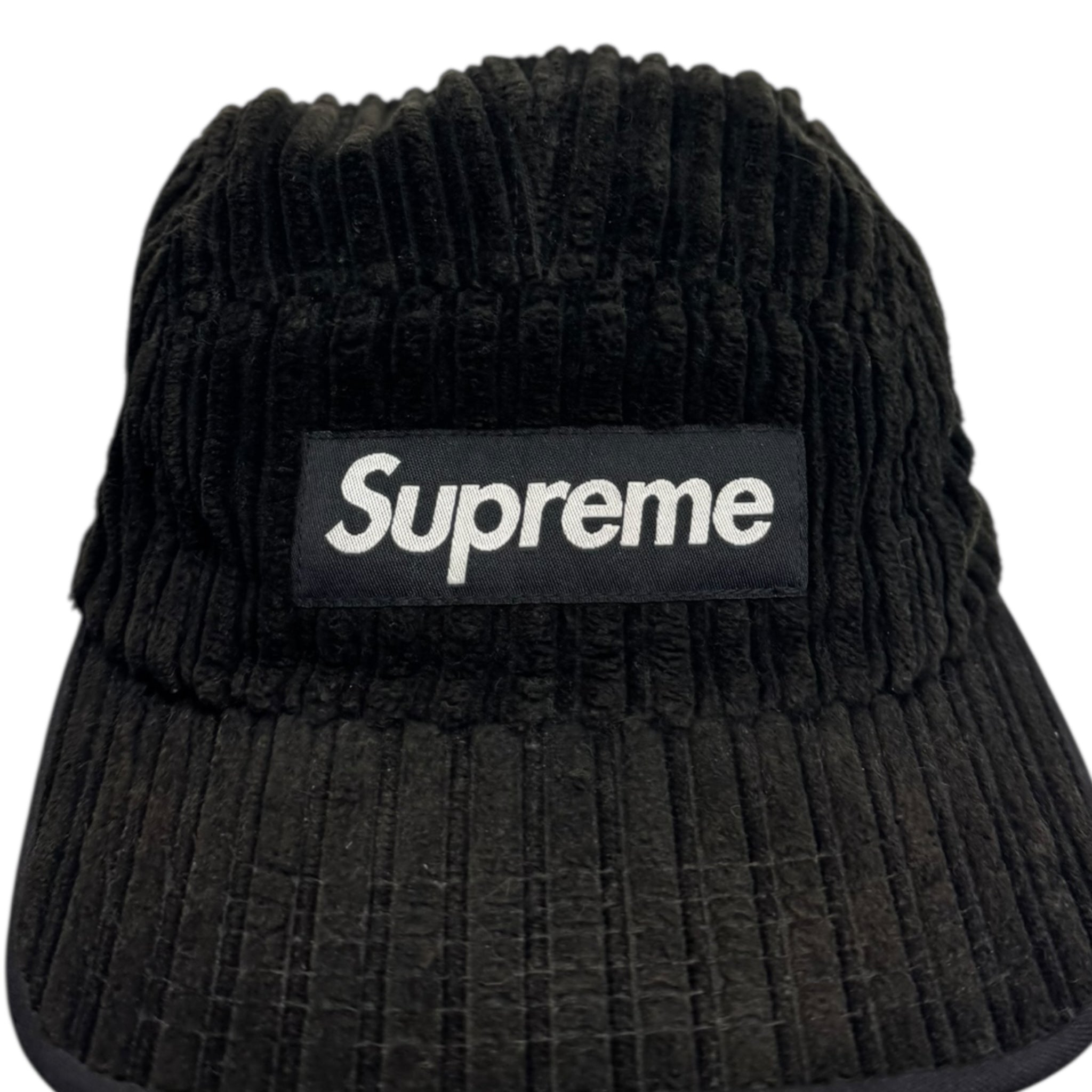 Supreme Corduroy Camp Cap Black