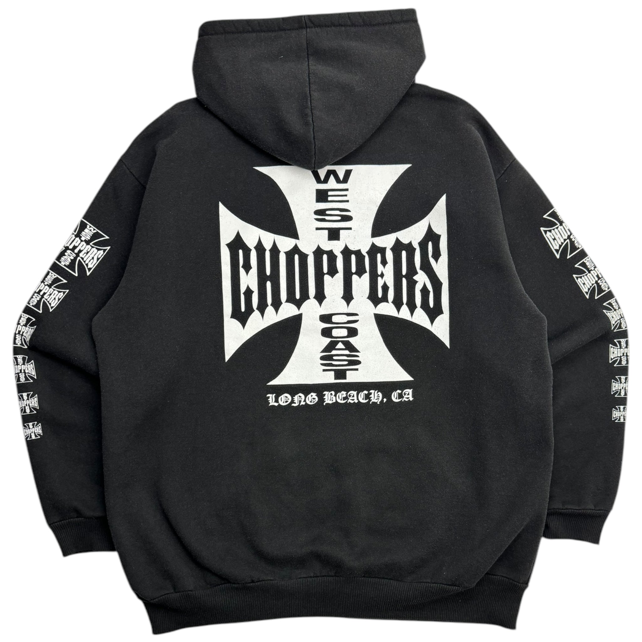 Vintage West Coast Choppers Hoodie Black