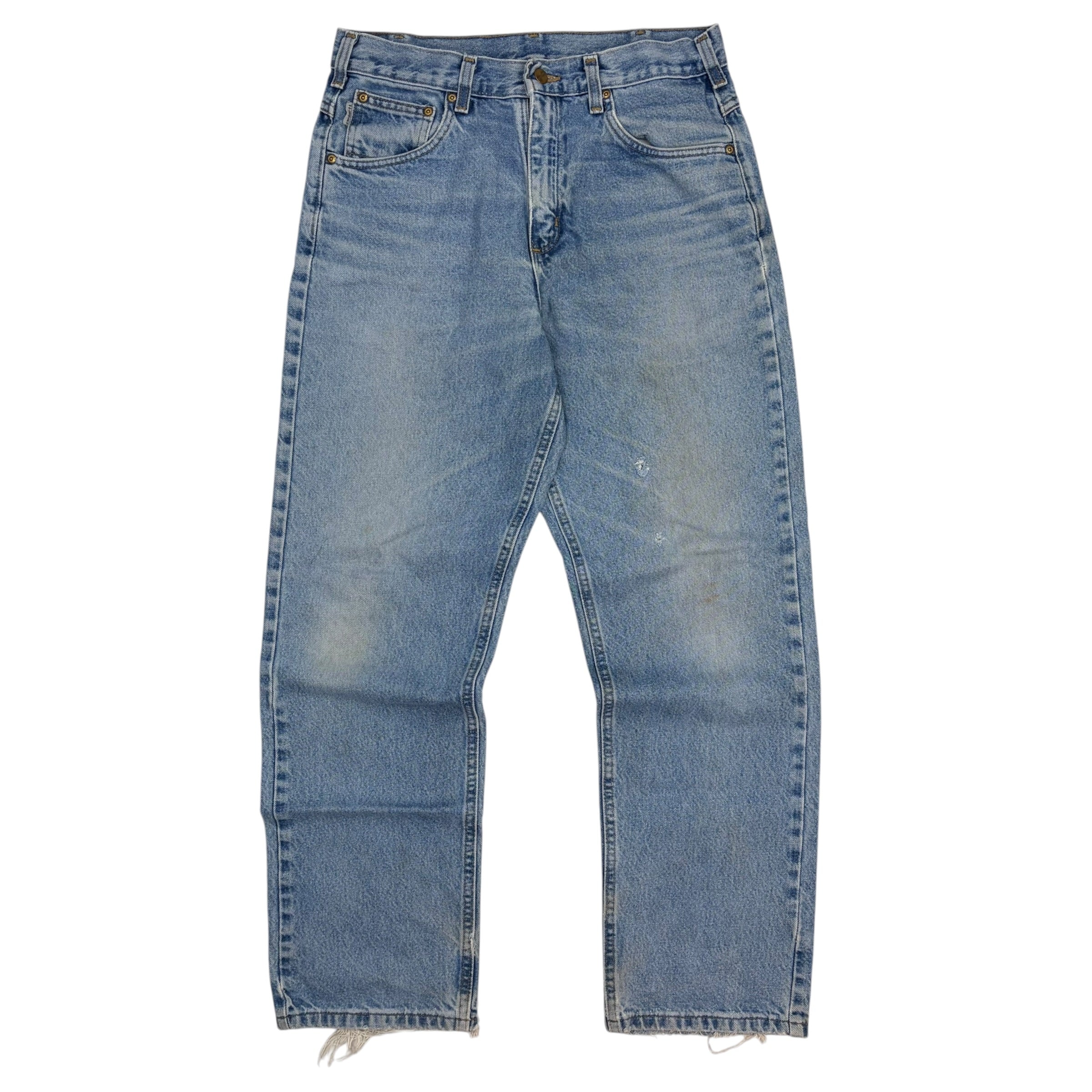 Vintage Carhartt Relaxed Fit Denim Pants Blue