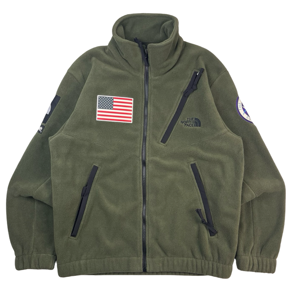 SS17 Supreme x The North Face Trans Antarctica Expedition Fleece Jacket Olive