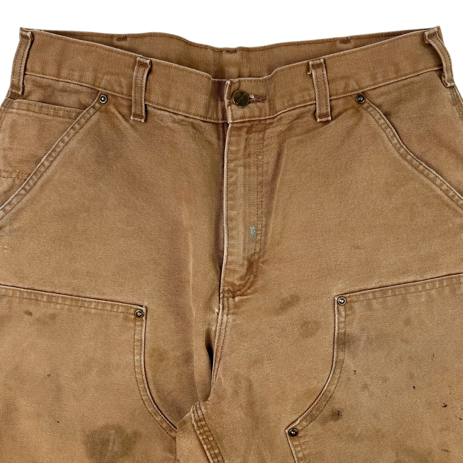 Vintage Carhartt Distressed Double Knee Pant Duck Brown