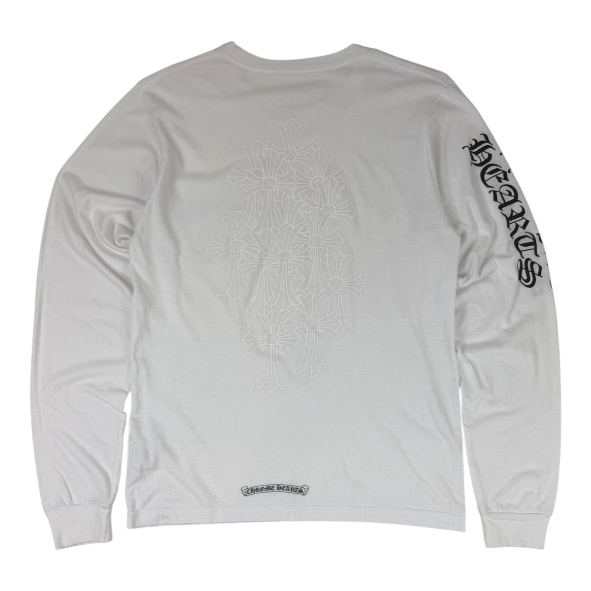 Chrome Hearts Tonal Cemetery LS Tee White