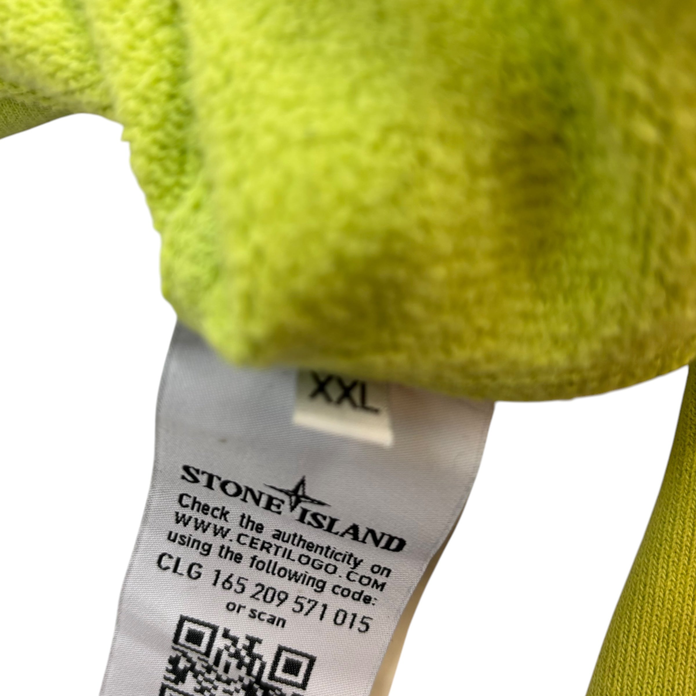 Stone Island Hoodie Lime Green