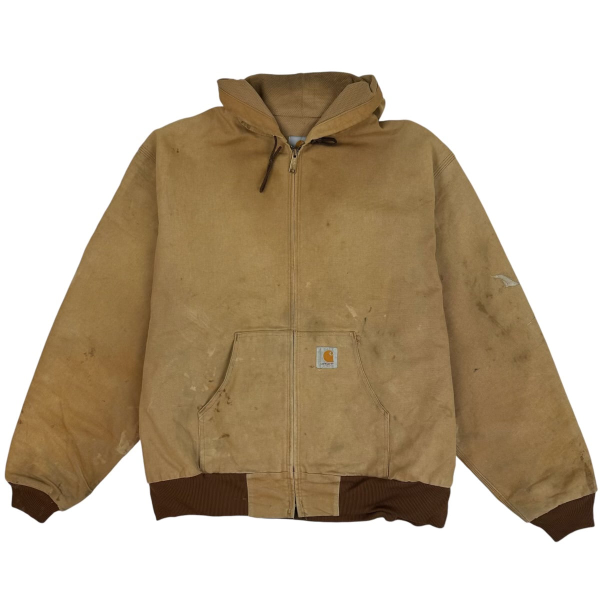 Vintage Carhartt Hooded Jacket Brown