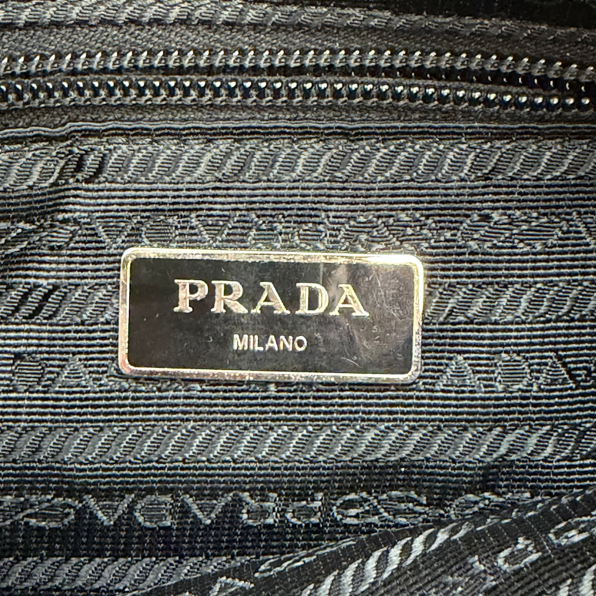 Prada Tessuto Nylon Messenger Bag Black