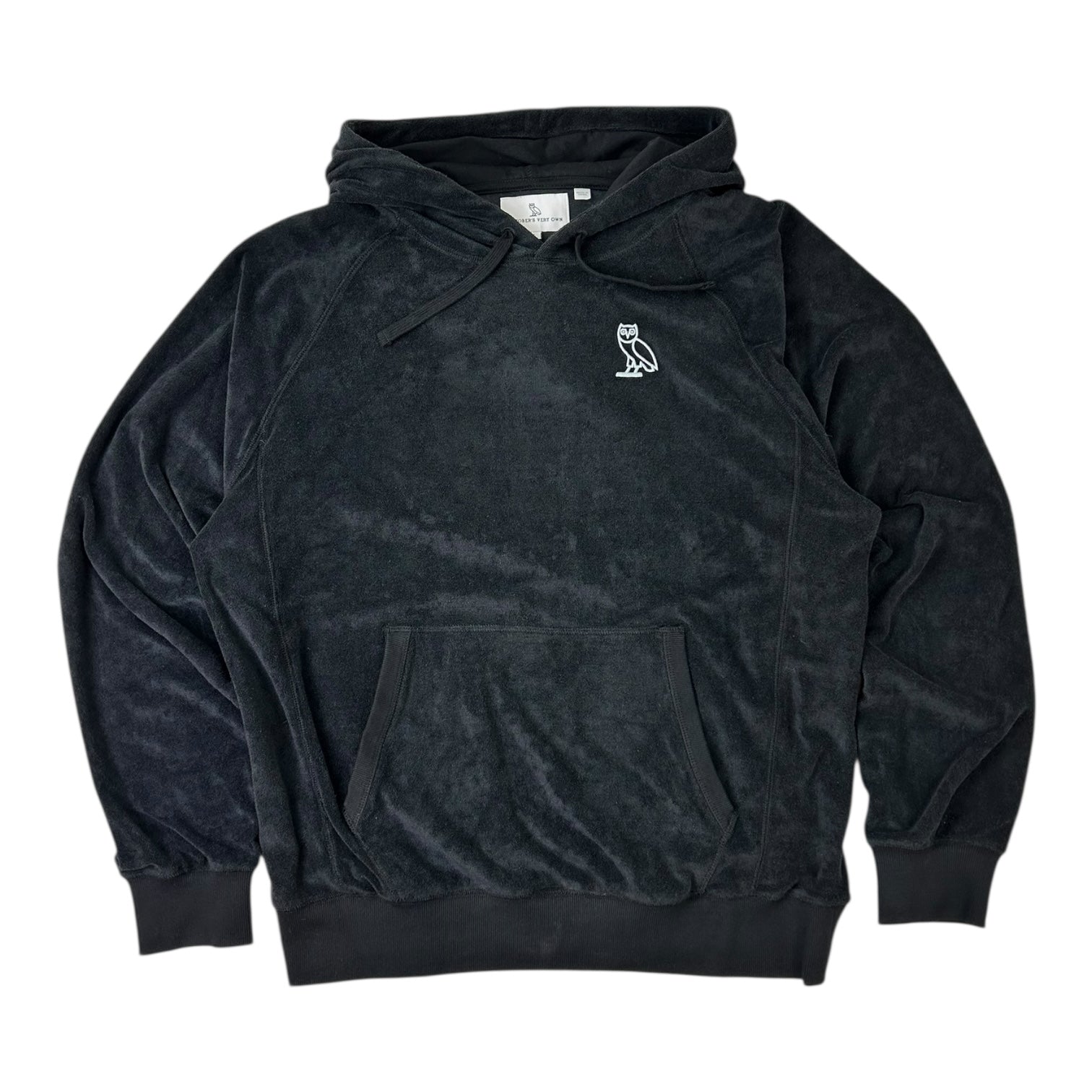 OVO Cooper Arch Terry Cloth Hoodie Black