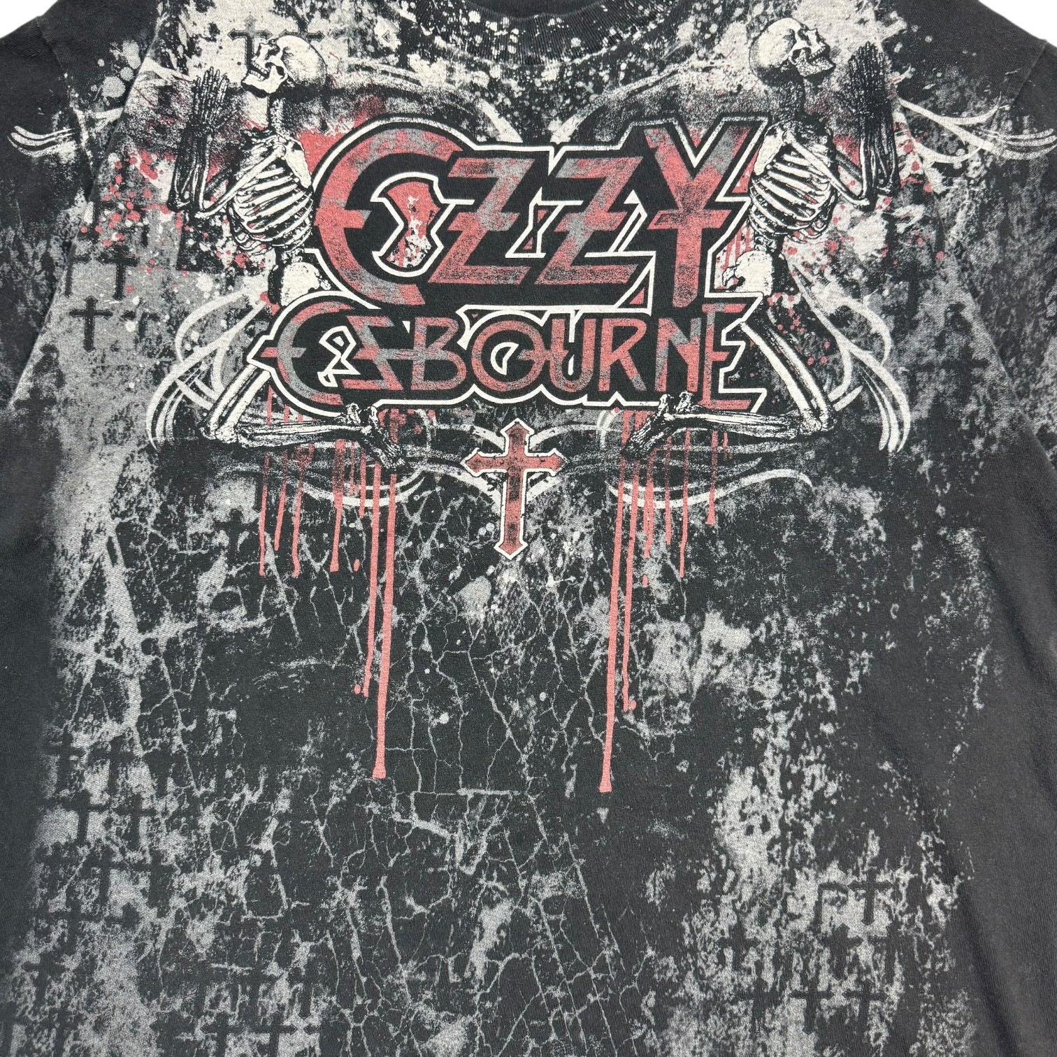 Vintage Ozzy Osbourne AOP Tee Black