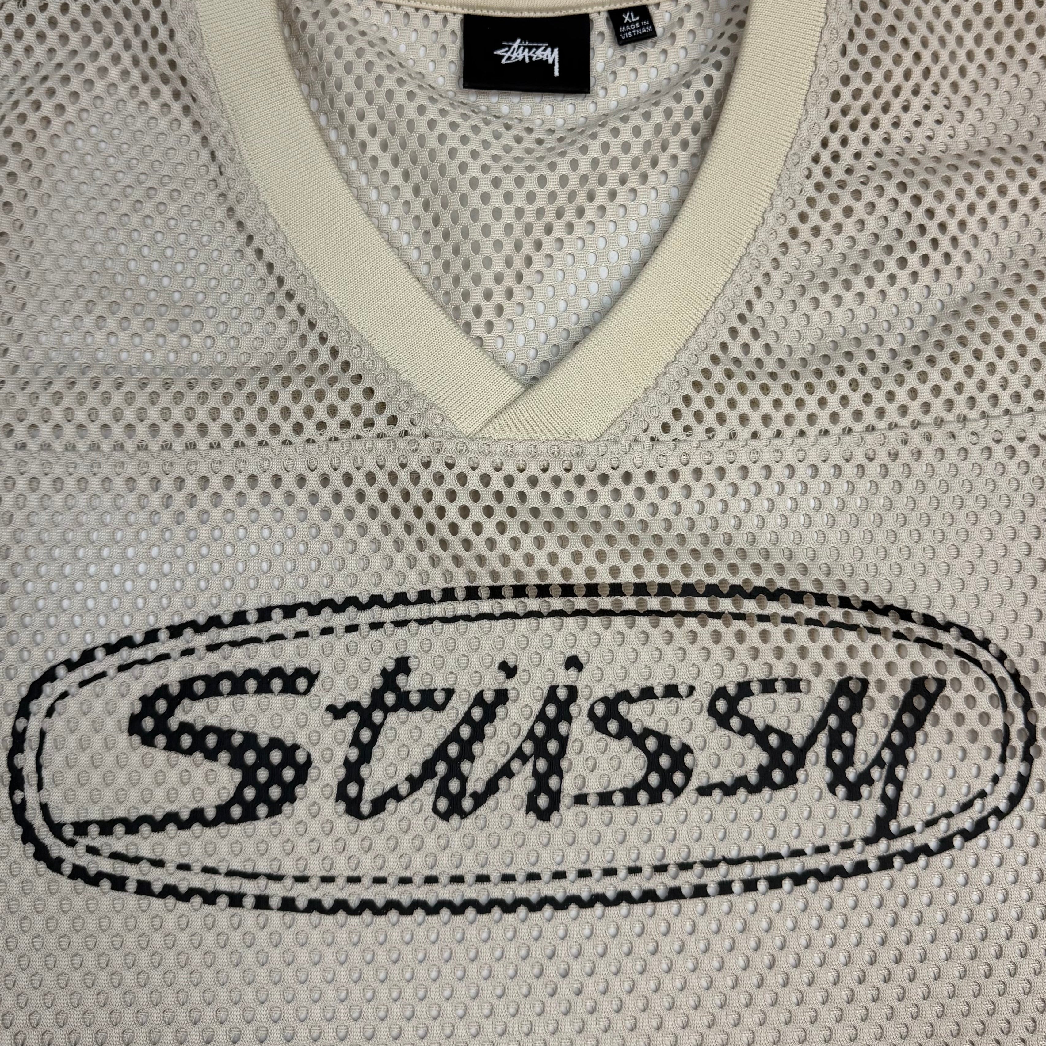 Stussy Trucker Cap Team Jersey Natural
