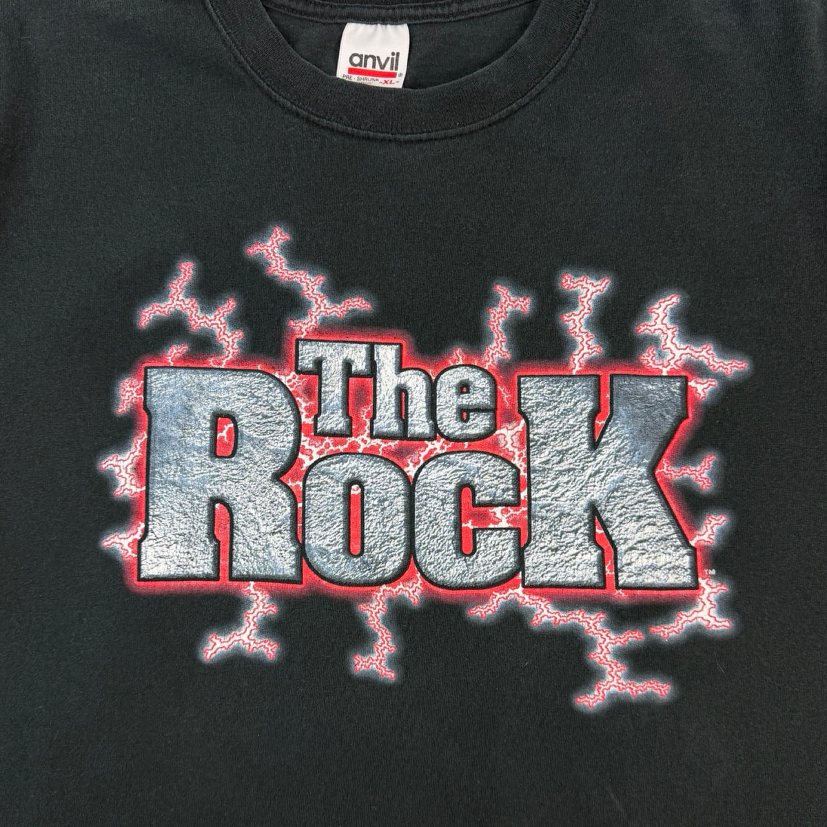 1996 WWF The Rock T-Shirt Black