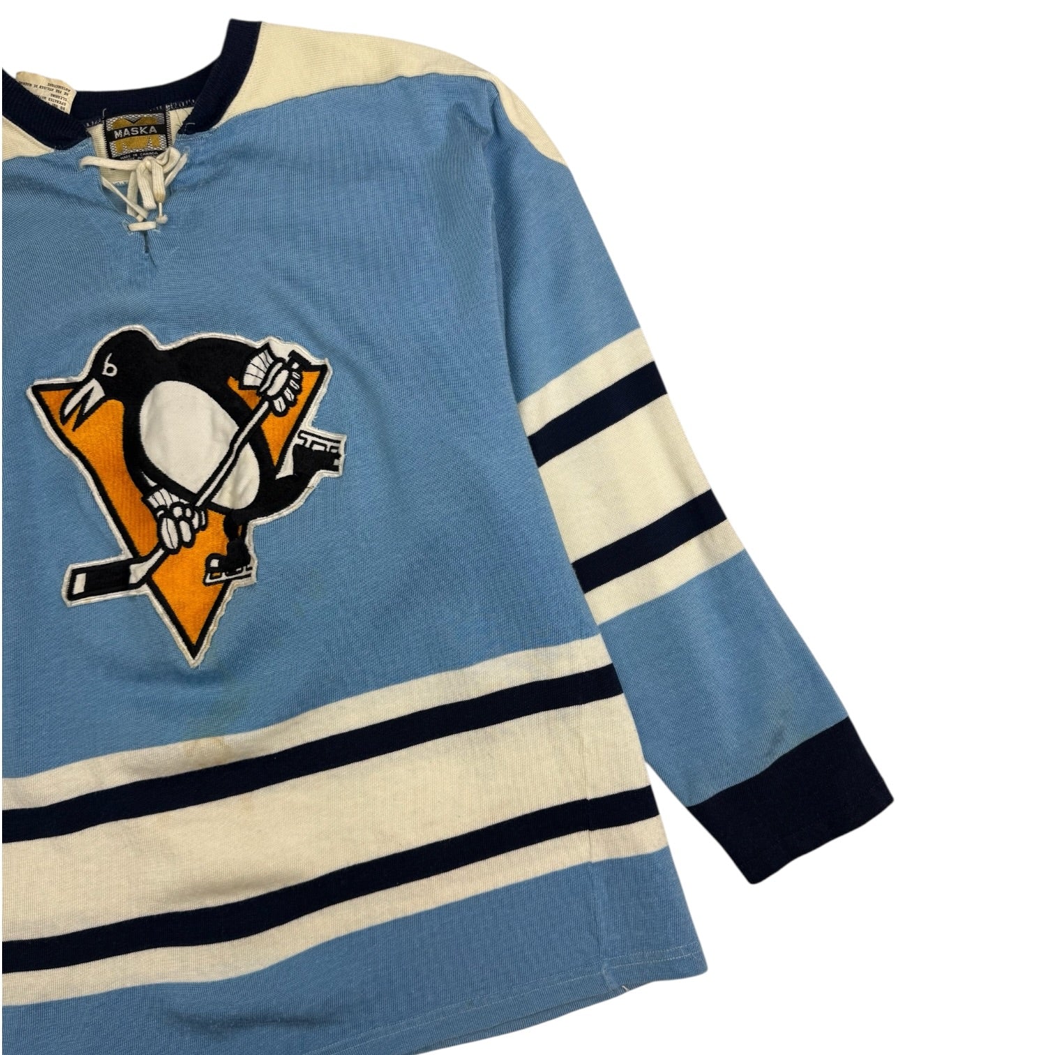 Vintage Maska Pittsburgh Penguins Alternate Hockey Jersey