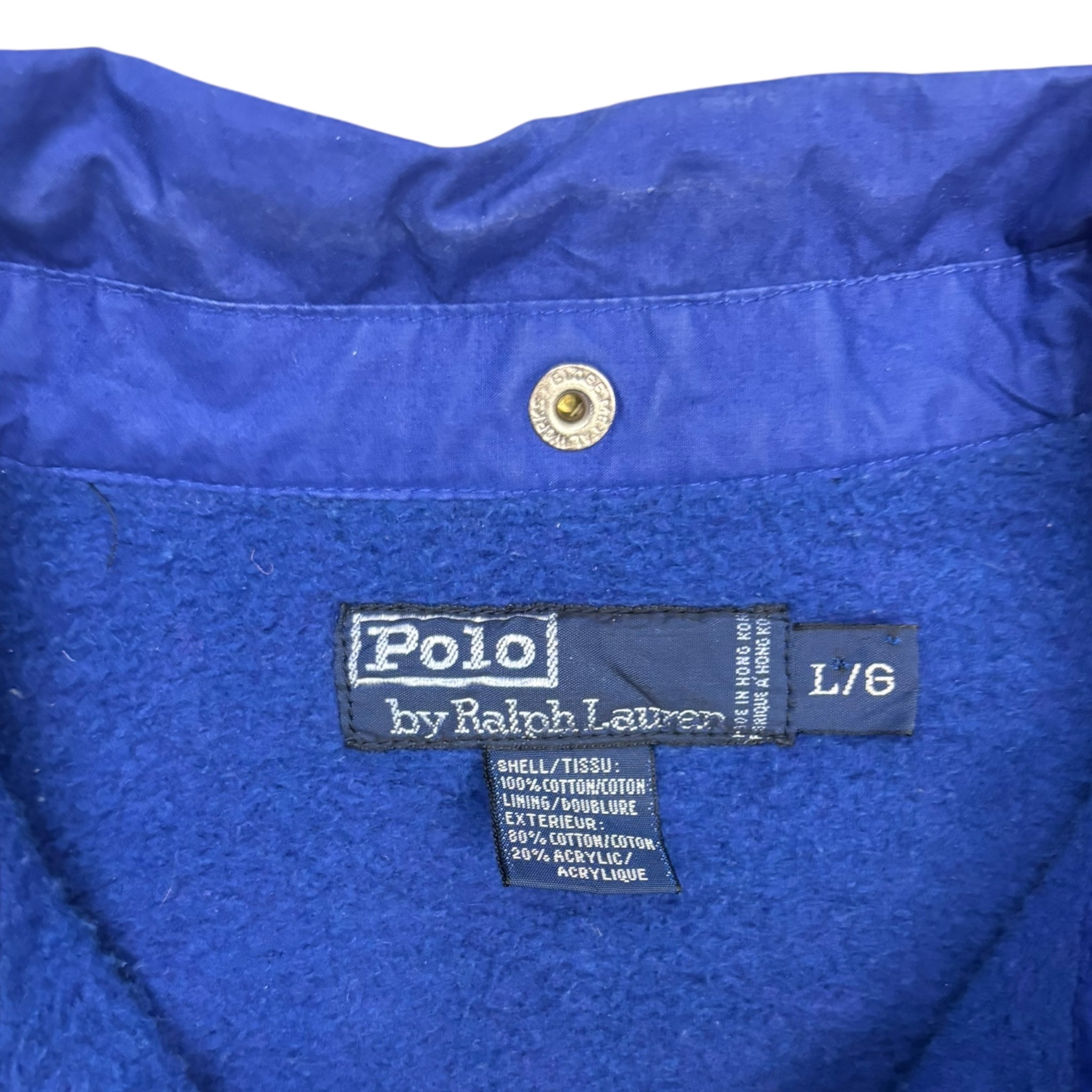 Vintage Polo Ralph Lauren Zip Jacket Blue