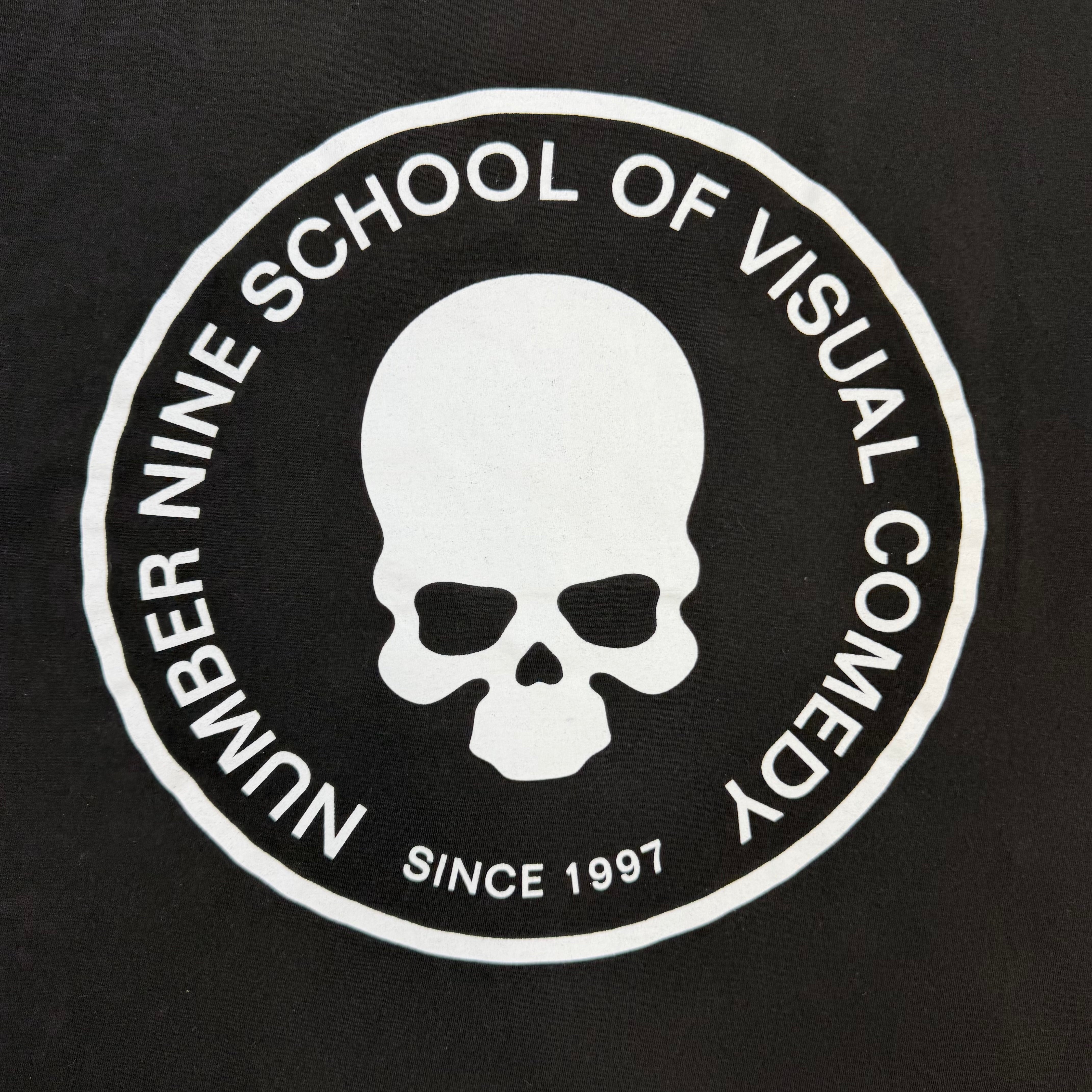 Number Nine School Of Visual Comedy Tee Black