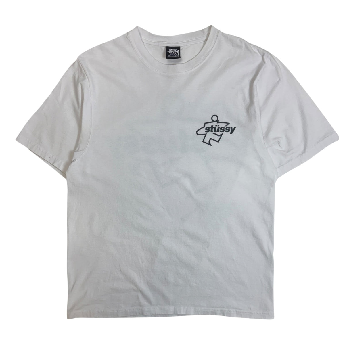 Stussy Surf Size Pigment Dyed T-Shirt White