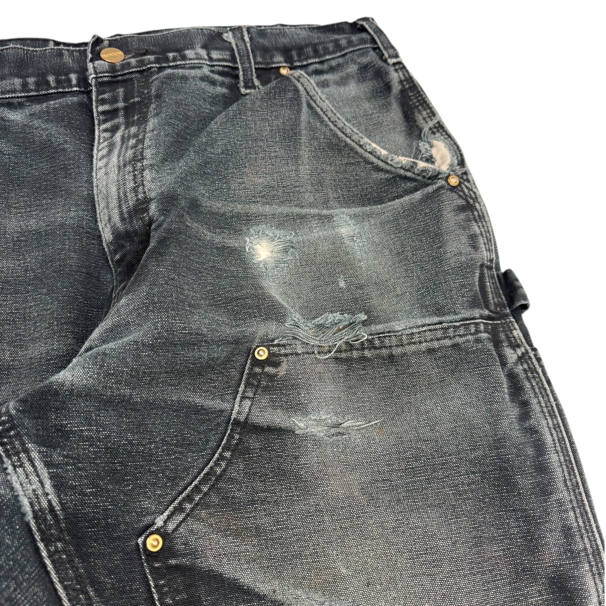 Carhartt Double Knee Work Pant Distressed Fest
