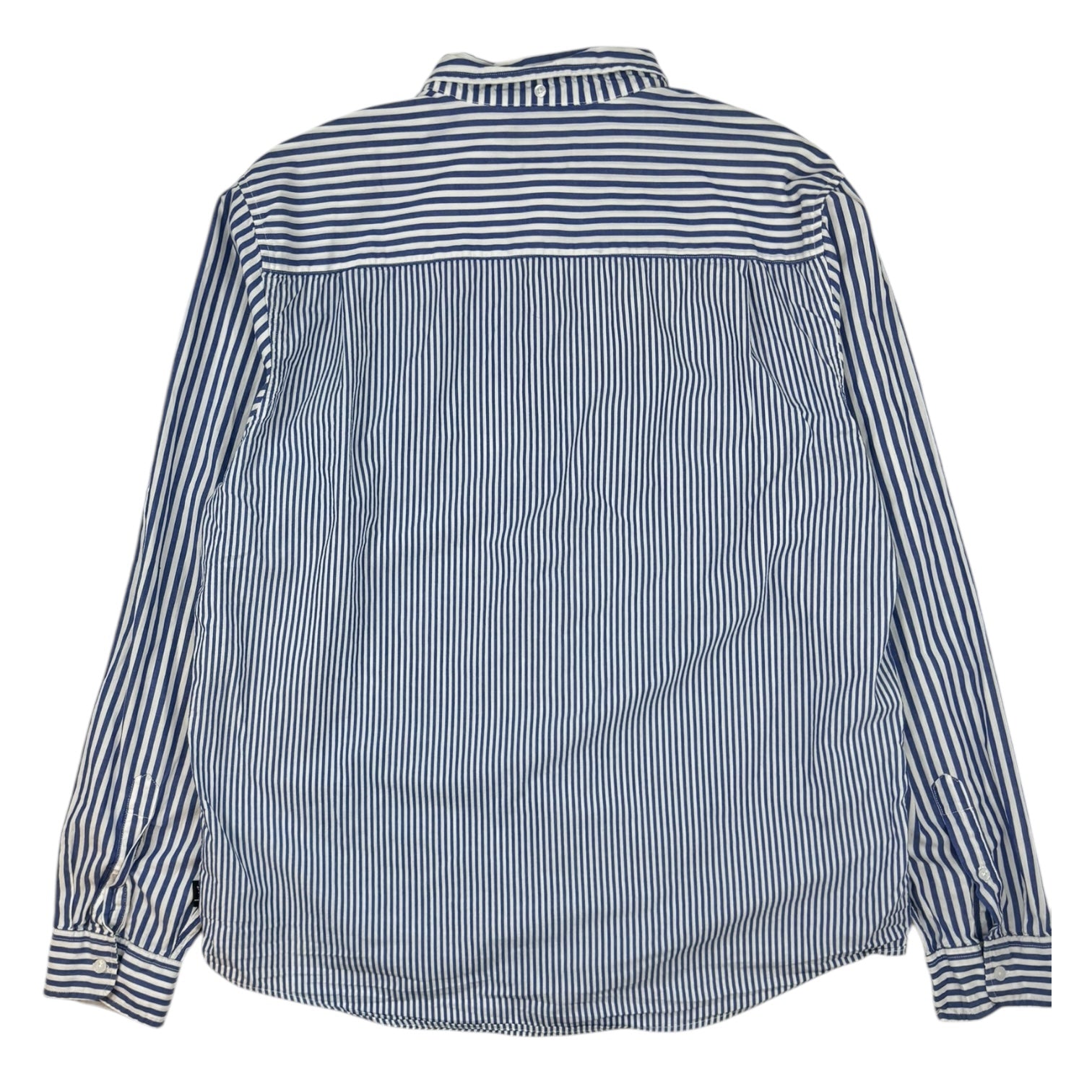 Stussy Striped Button-Up Blue/White