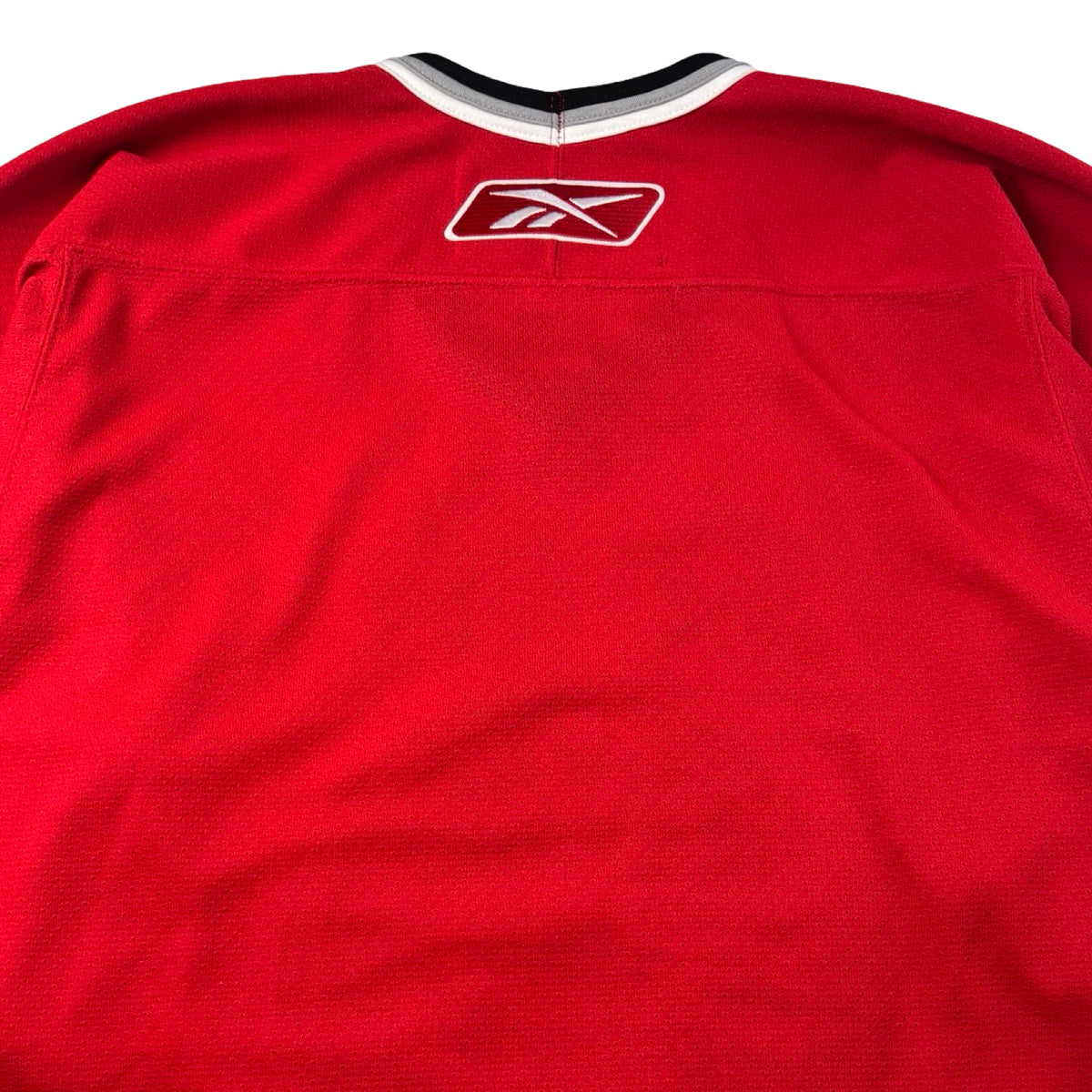 Vintage Reebok Sault Ste. Marie Greyhounds Ontario OHL Alternate Jersey Red/Black