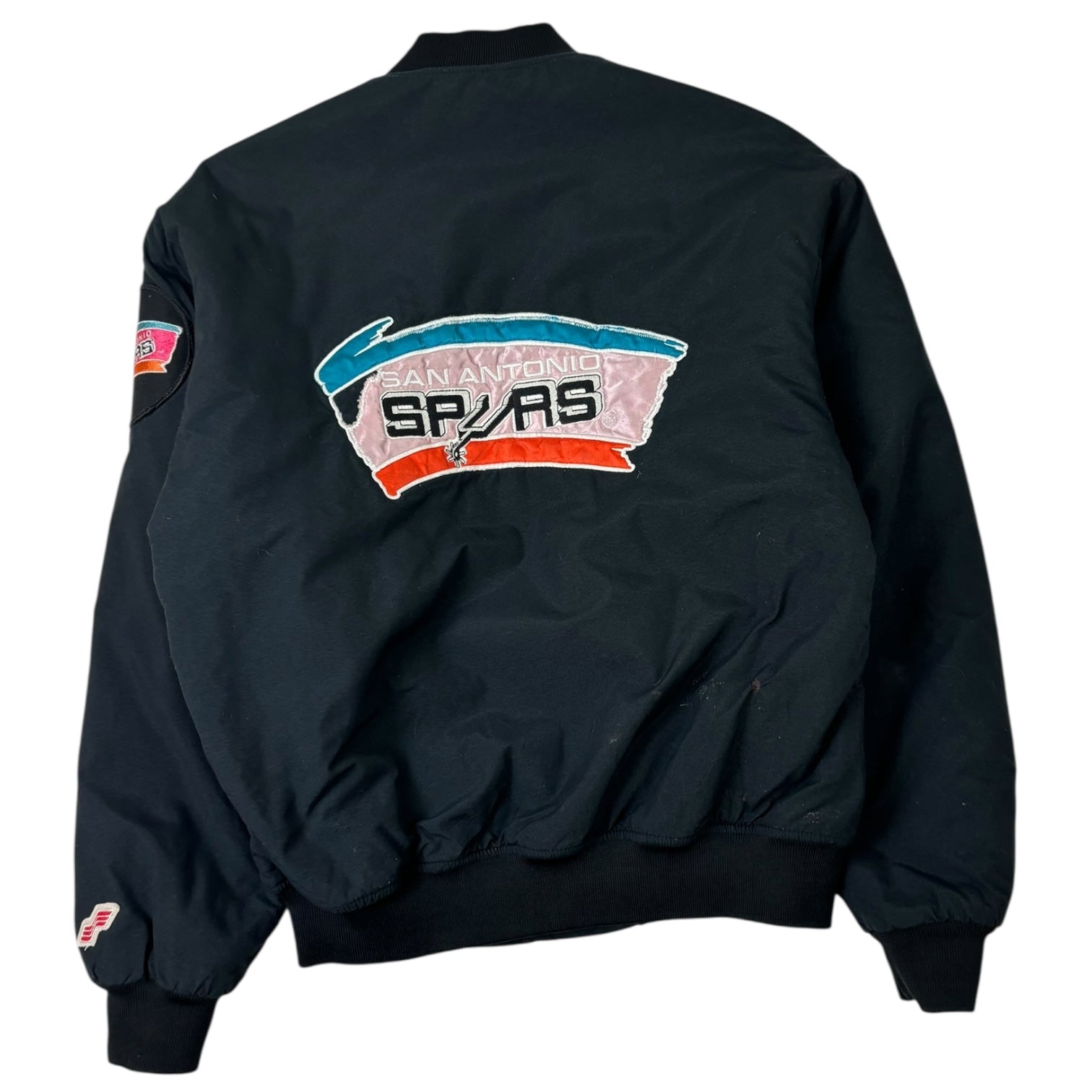 Vintage San Antonio Spurs Varsity Jacket Black