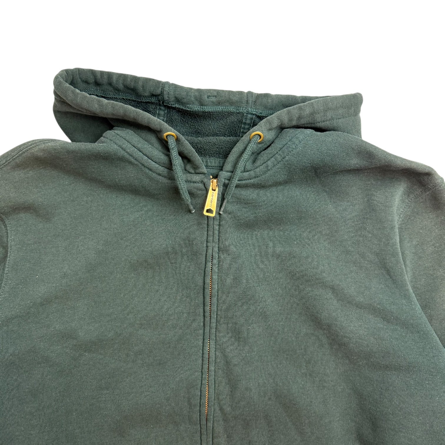 Vintage Carhartt Zip Up Hoodie Deep Green