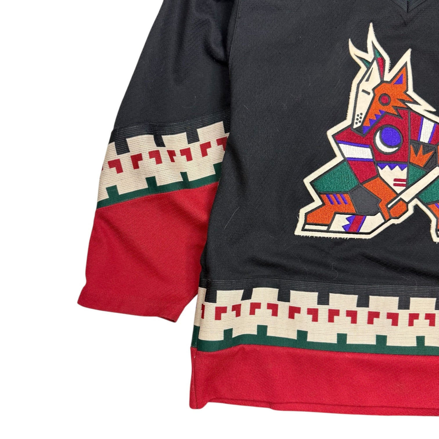 Vintage CCM Phoenix Coyotes Kachina Jersey Black/Maroon