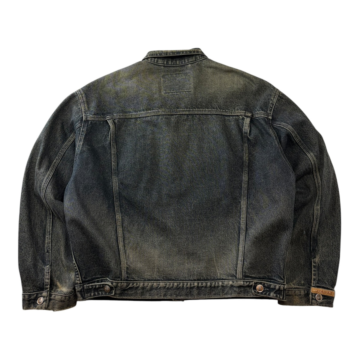 Vintage GWG Denim Trucker Jacket Faded Black