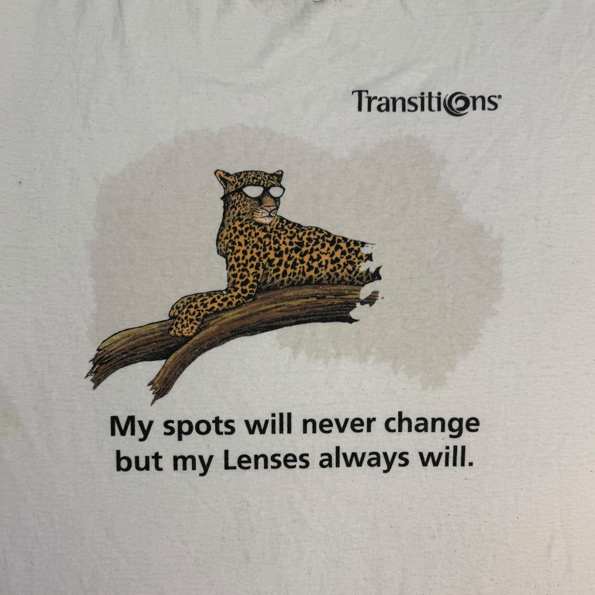 1999 Varilux Transitions Lenses Promotional Tee White