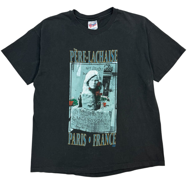 Vintage Jim Morrison The Doors Memorial Père-Lachaise T-Shirt Black