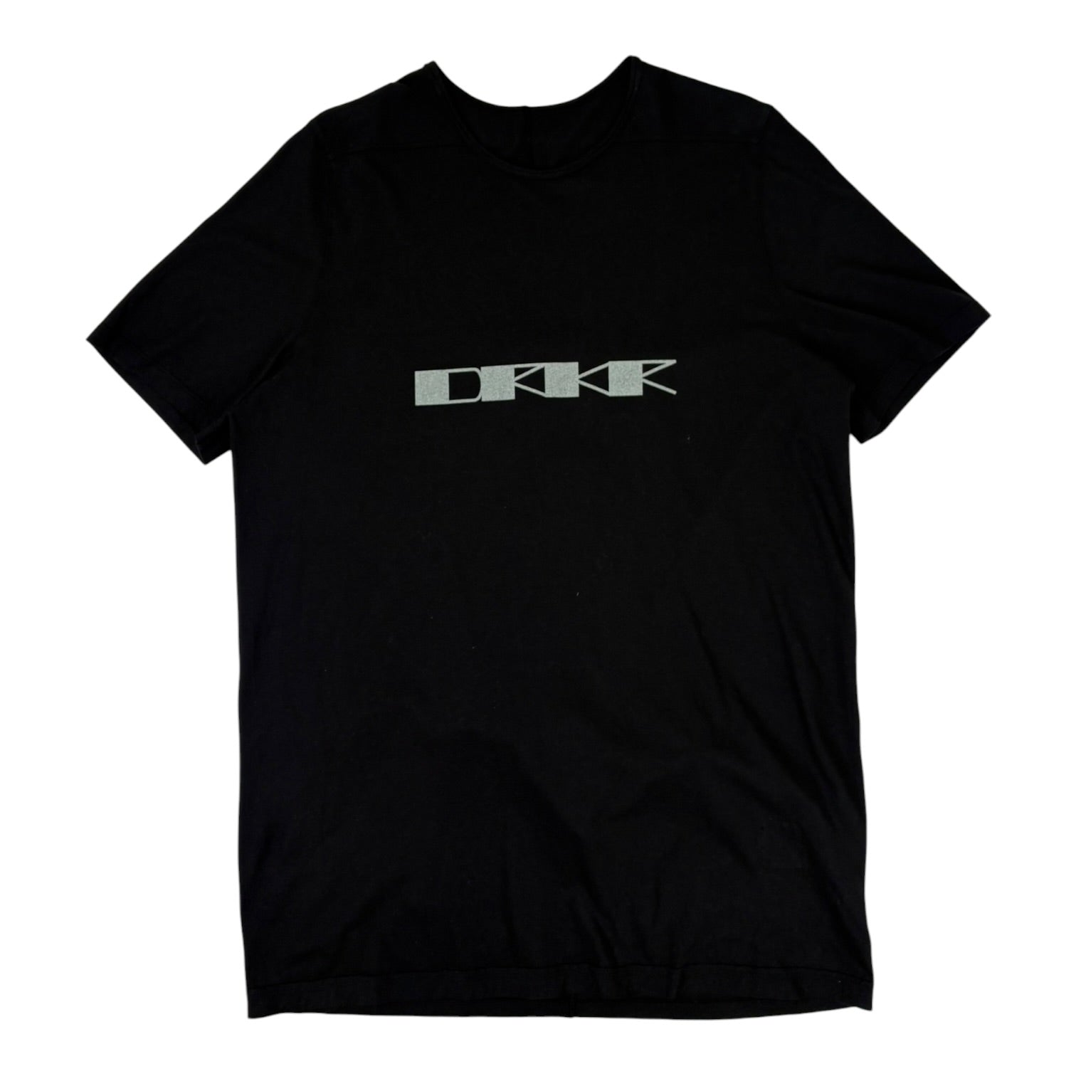 Rick Owens DRKRSHDW “DRKR” Print Level Tee Black
