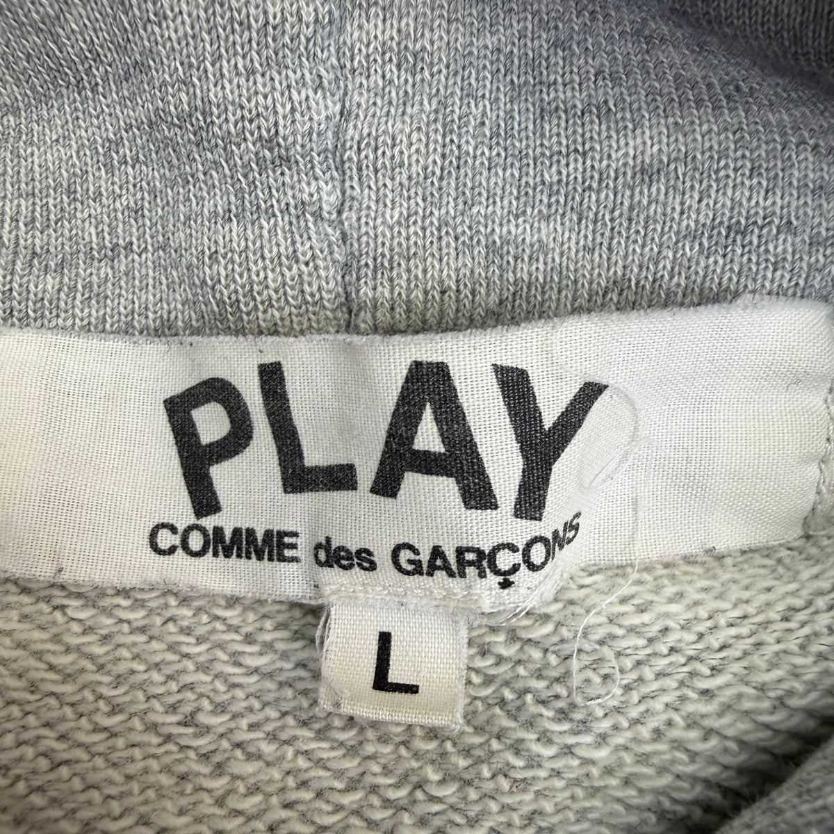 (W) Comme des Garçons PLAY Pullover Hoodie Grey