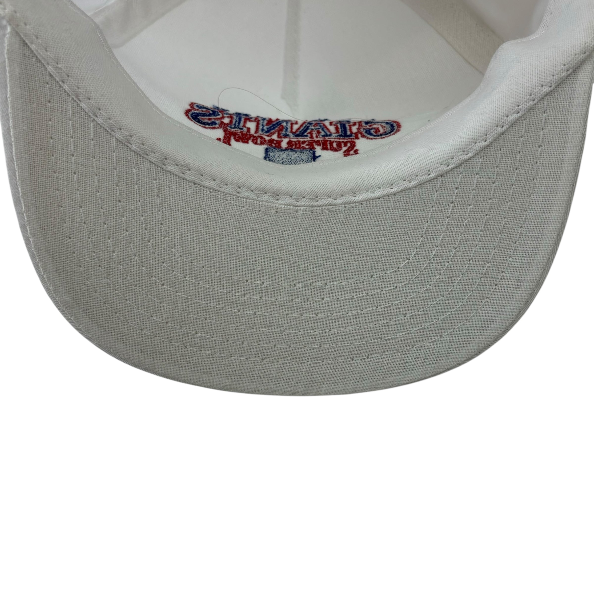 Vintage 1990 New York Giants Super Bowl Champions SnapBack Hat White