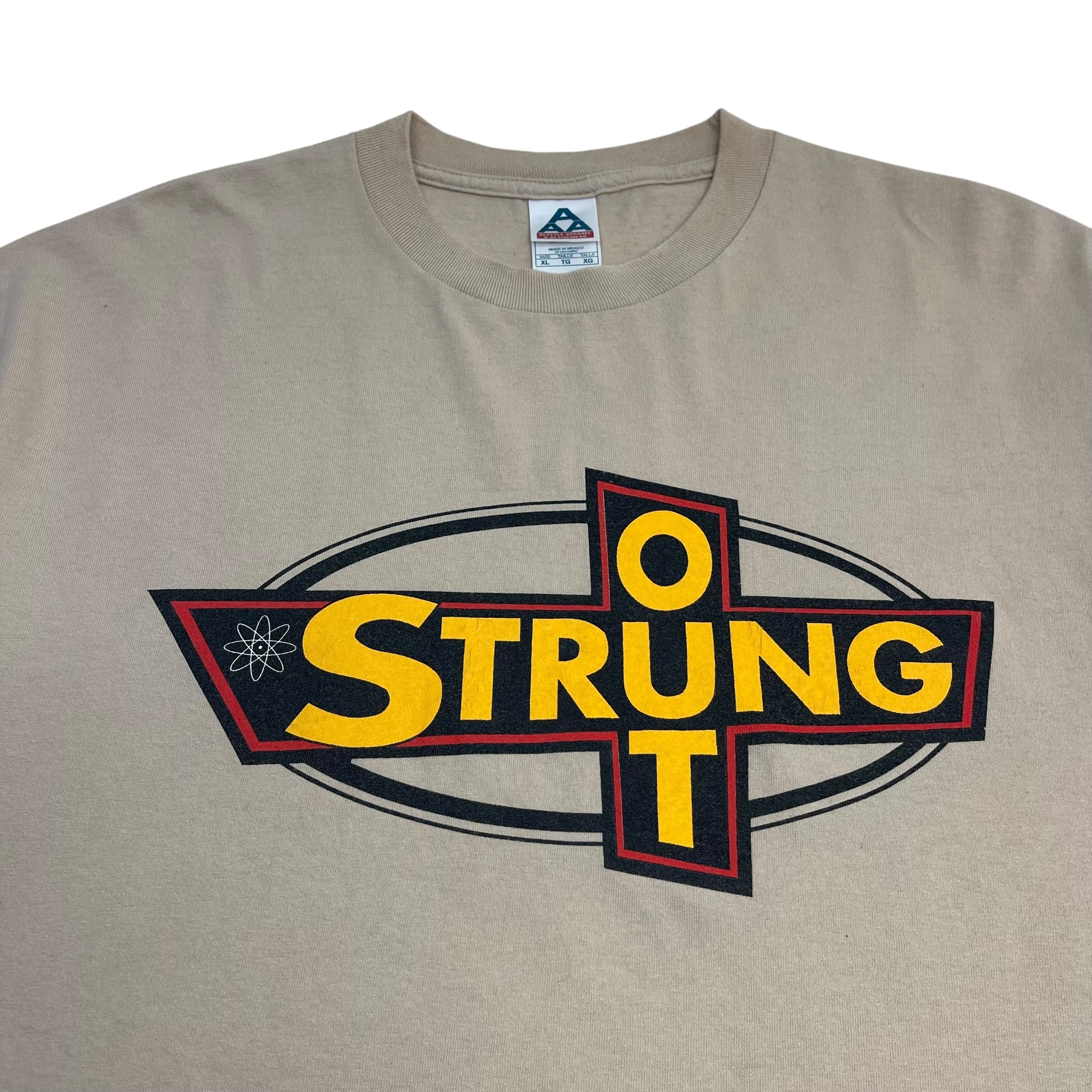 Vintage Strung Out Logo T-Shirt Beige