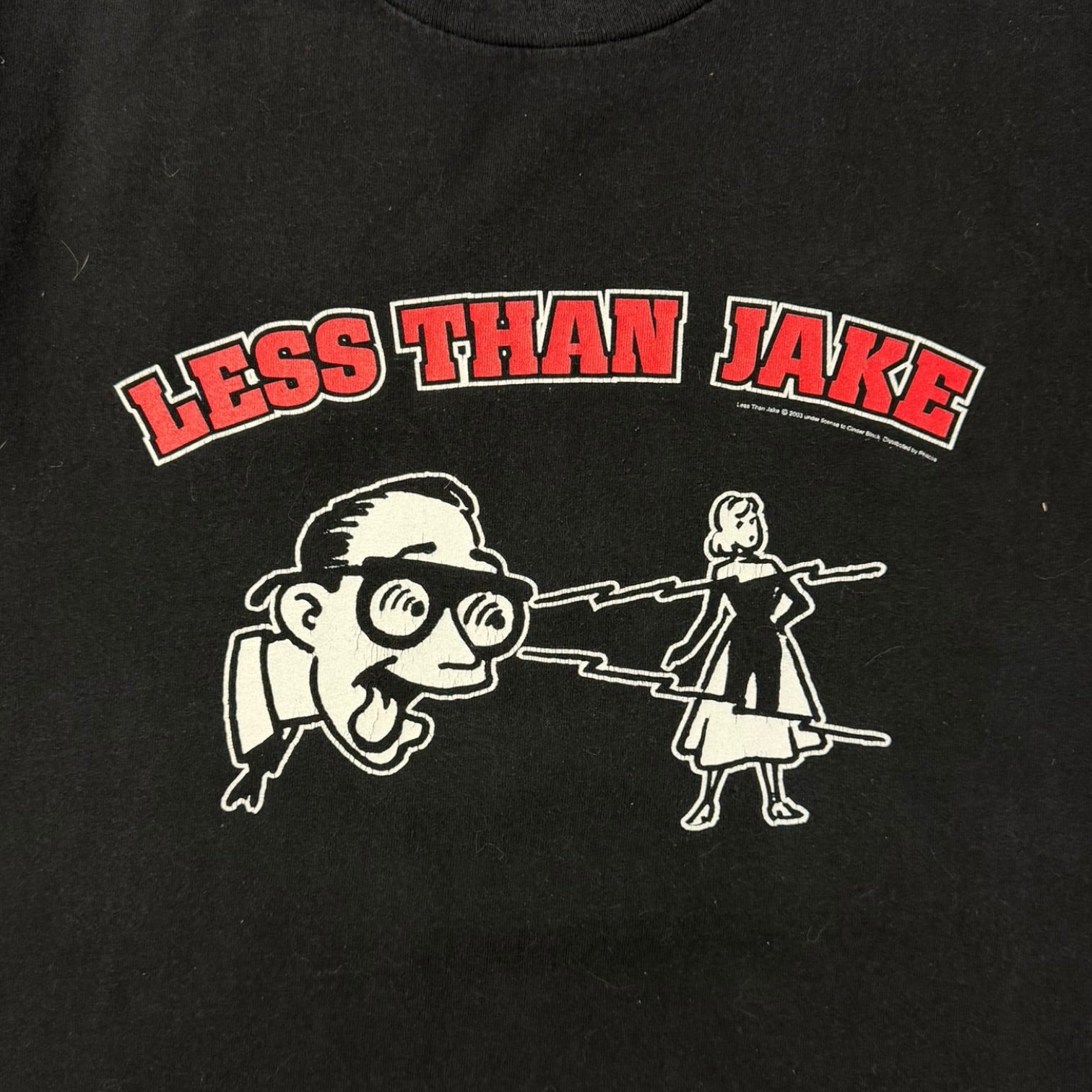 2003 ‘Less Than Jake’ X-Ray T-Shirt Black