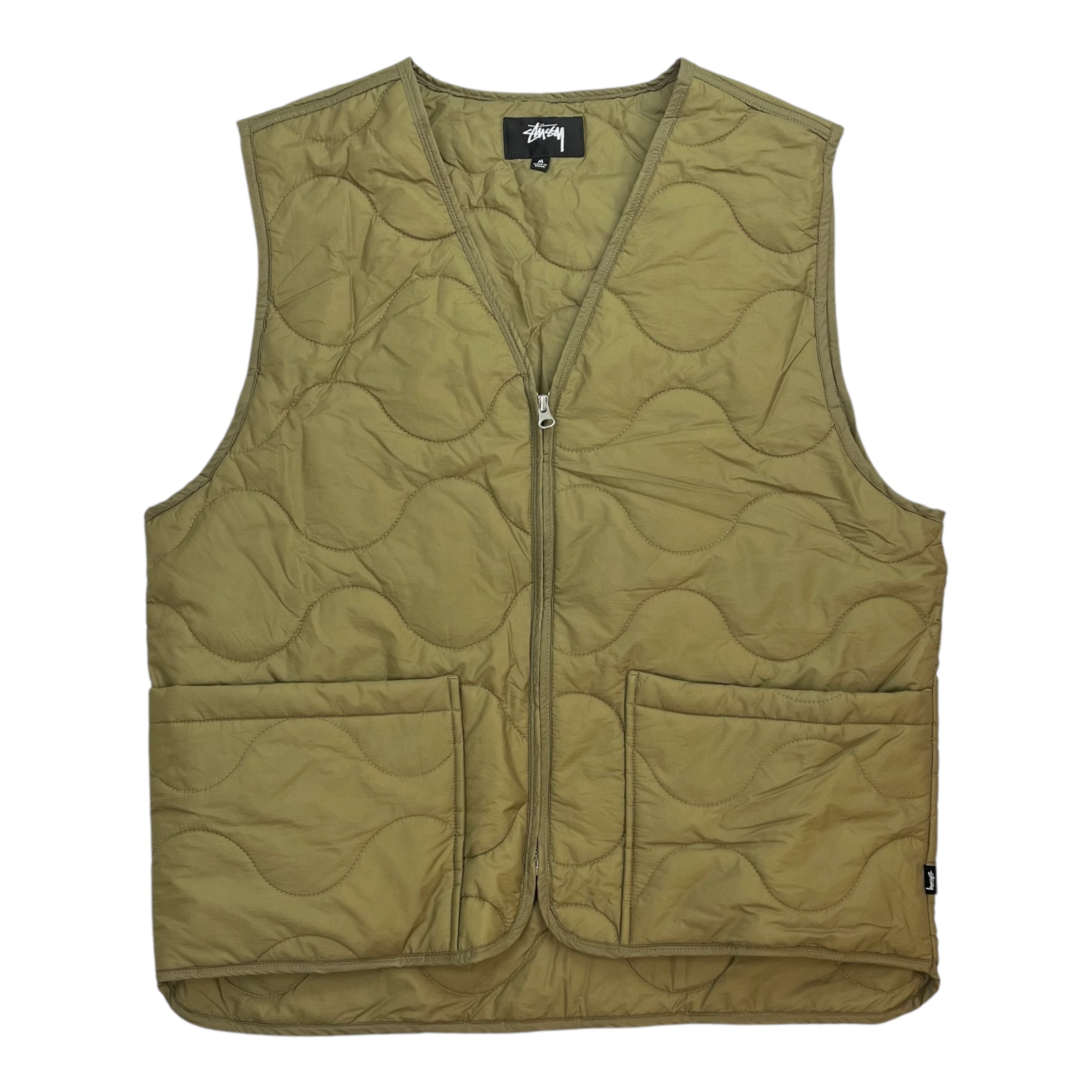 Stussy Quilted Liner Vest Olive