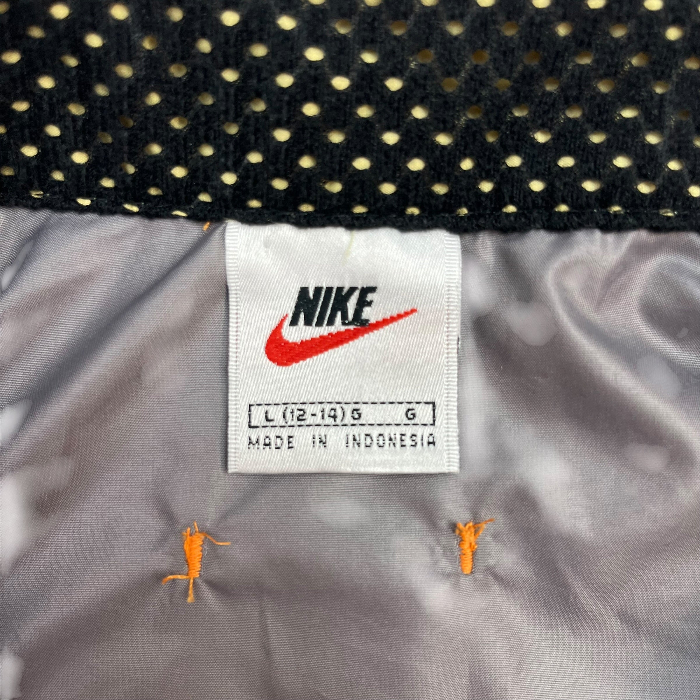 Vintage Nike Windbreaker Vest Grey/Yellow
