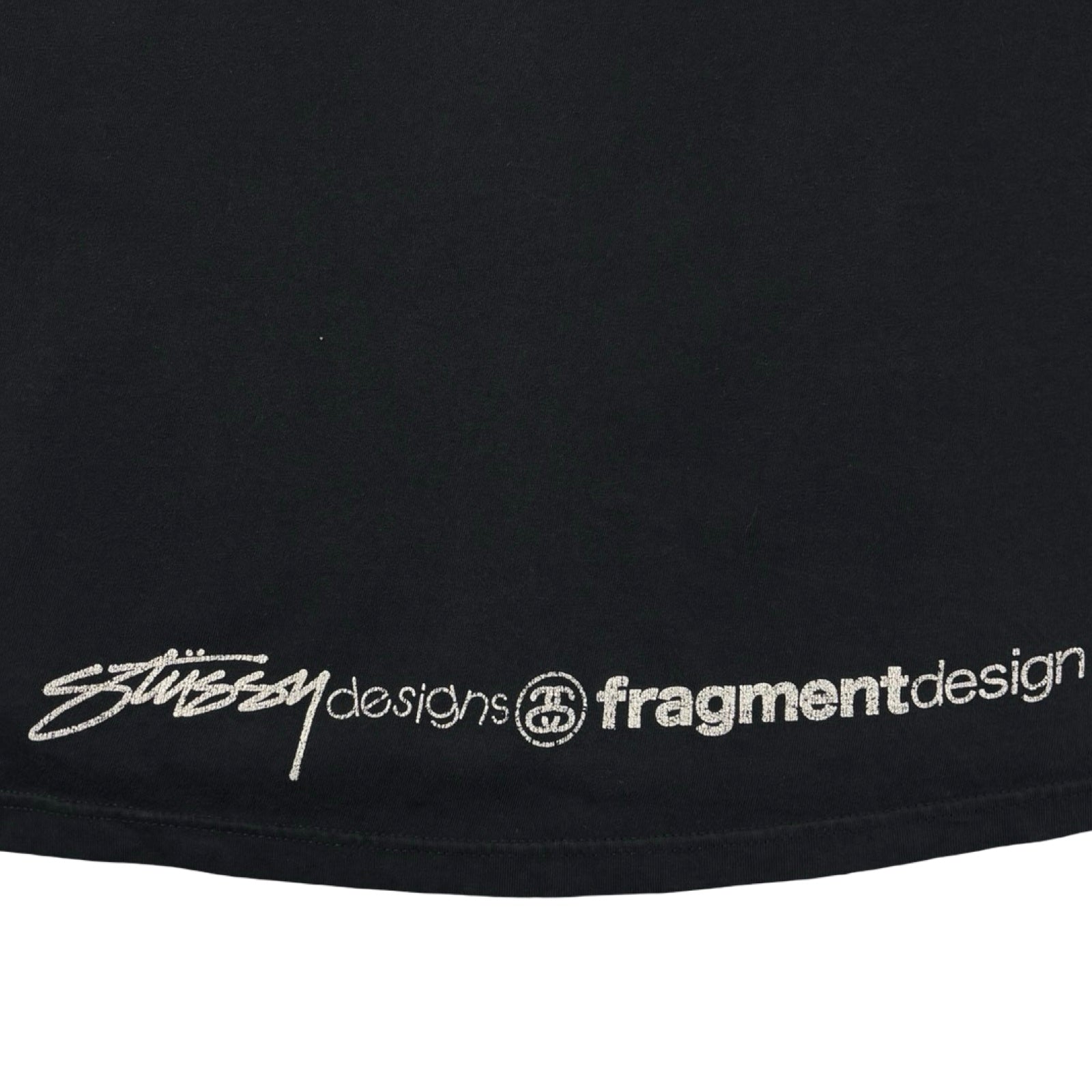 Stussy x Fragment “One World One Love One Heart” Tee Black