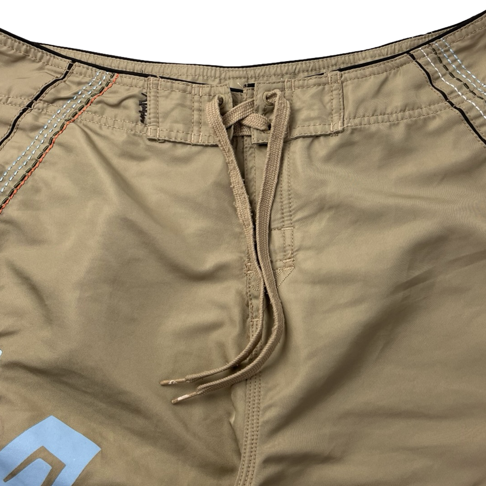 Vintage Y2K Quiksilver Board Shorts Beige/Brown